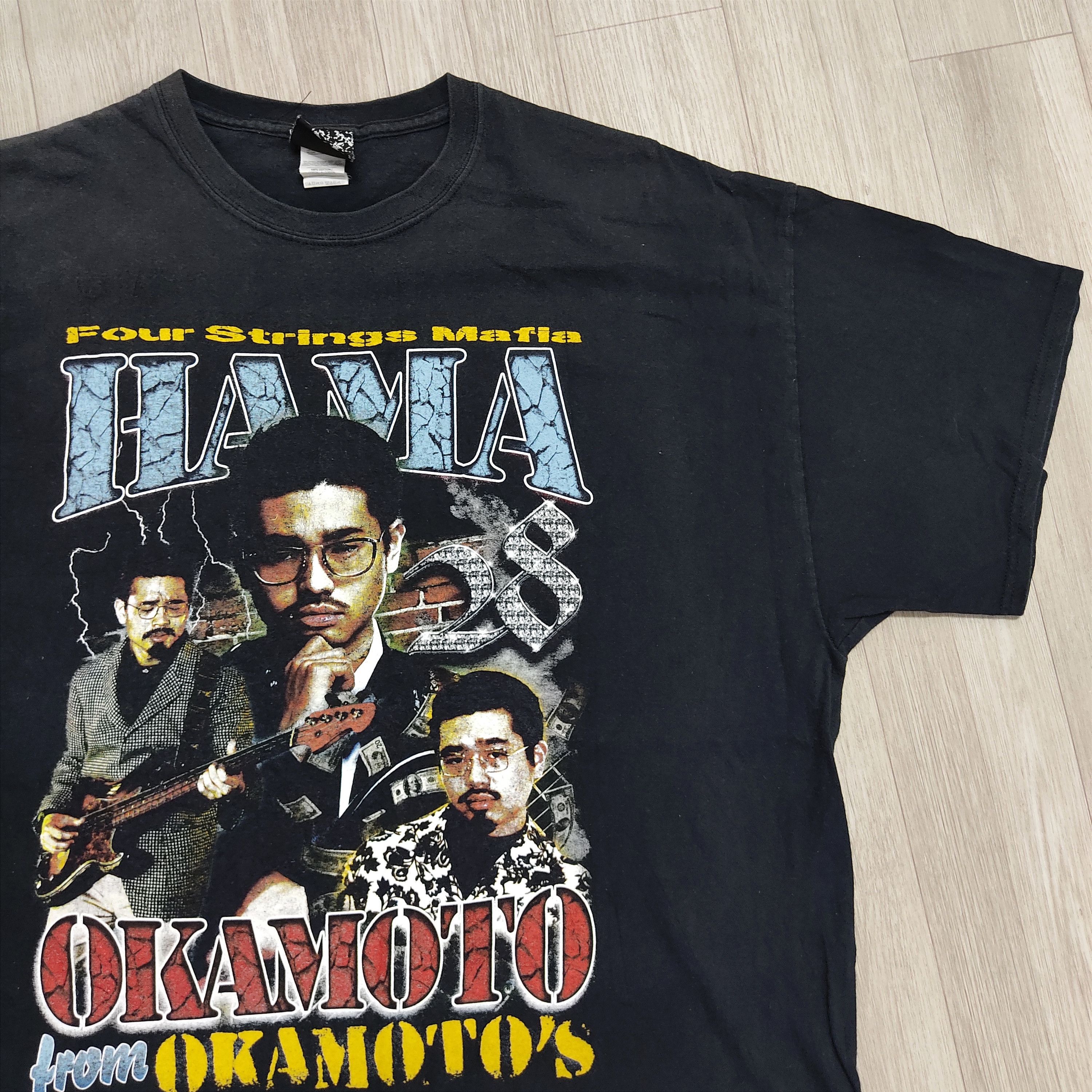 Band Tees Vtg Big Print HAMA OKAMOTO Four Strings Mafia T-shirt Size US XL / EU 56 / 4 - 5 Thumbnail