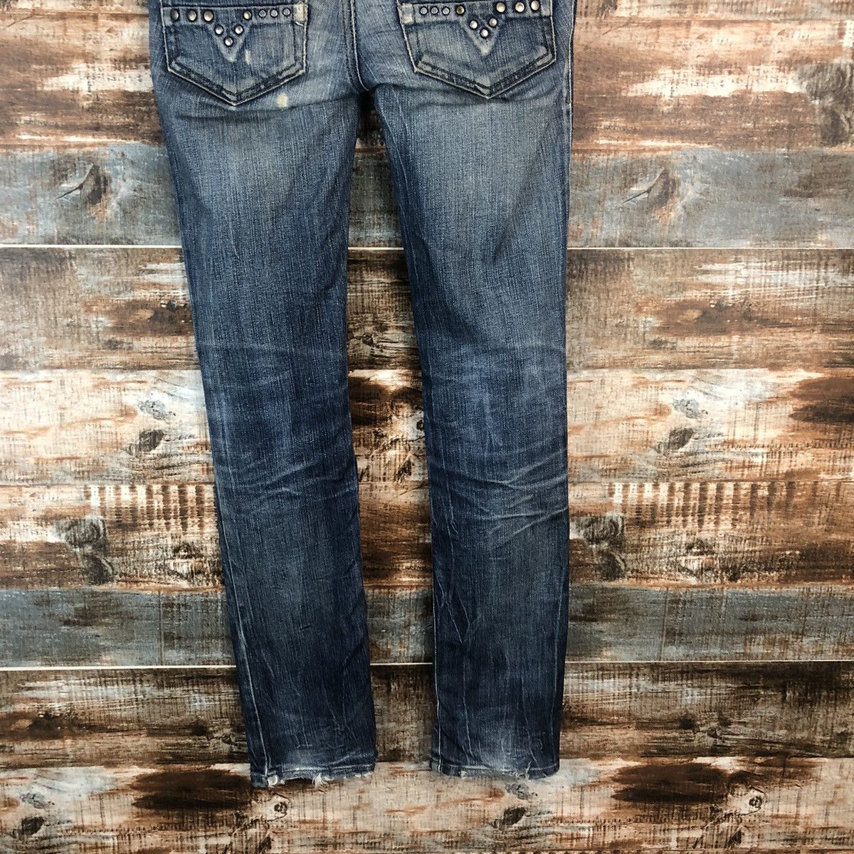 Diesel Diesel italy Black Distressed ripped Denim Pants #A2117 Size 27" / US 4 / IT 40 - 18 Thumbnail