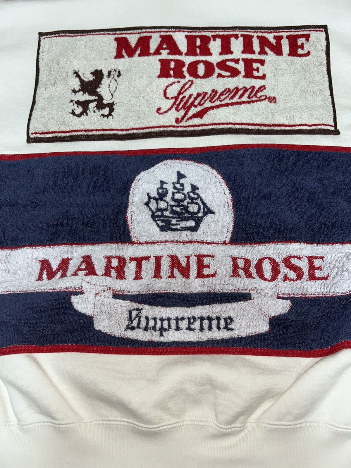 Martine Rose × Supreme Supreme martine Rose towel hooded sweatshirt Size US L / EU 52-54 / 3 - 6 Thumbnail