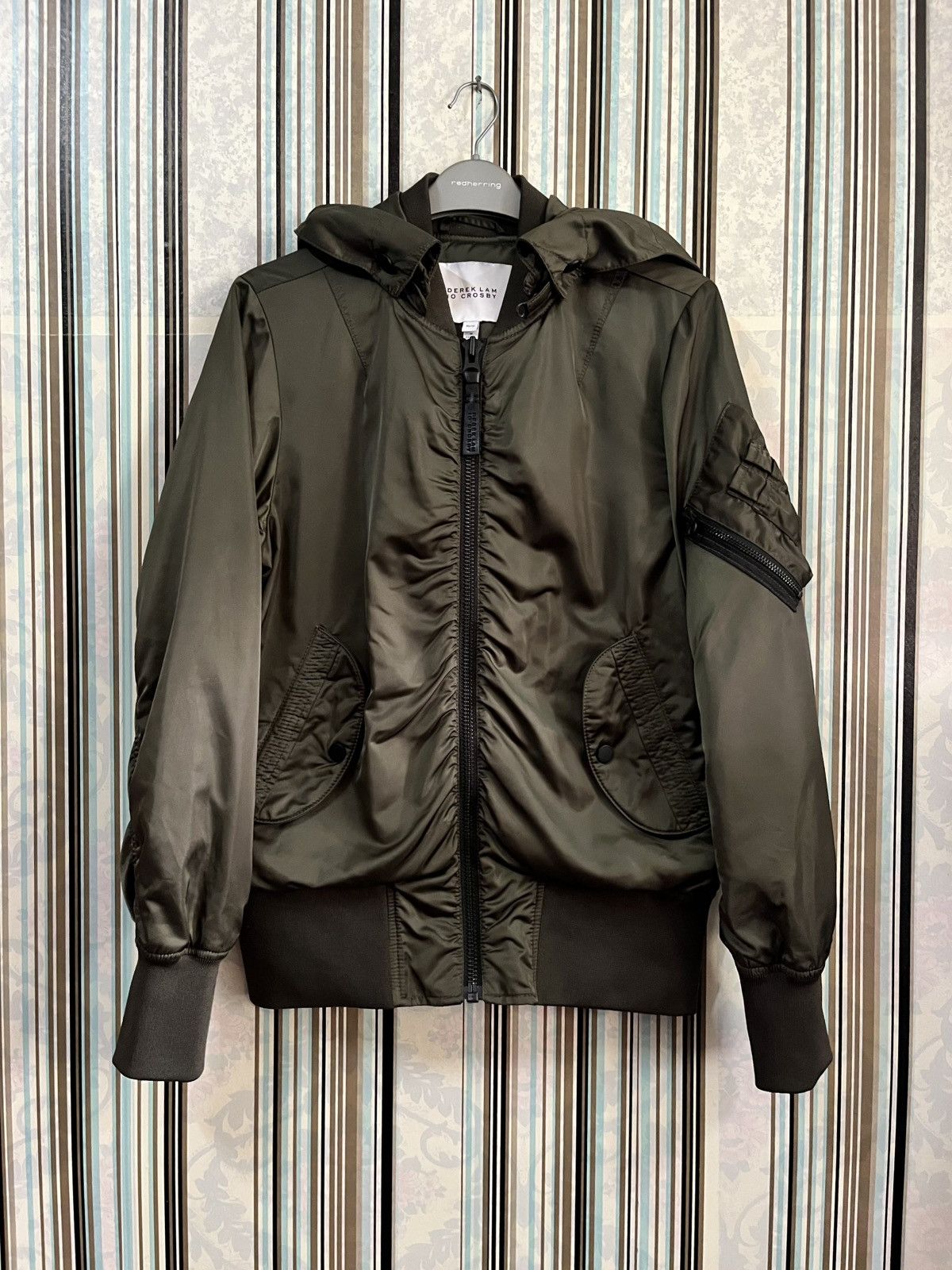 Derek Lam 10 Crosby 2000s army constructed bombers #H1 Size XS / US 0-2 / IT 36-38 - 2 Thumbnail