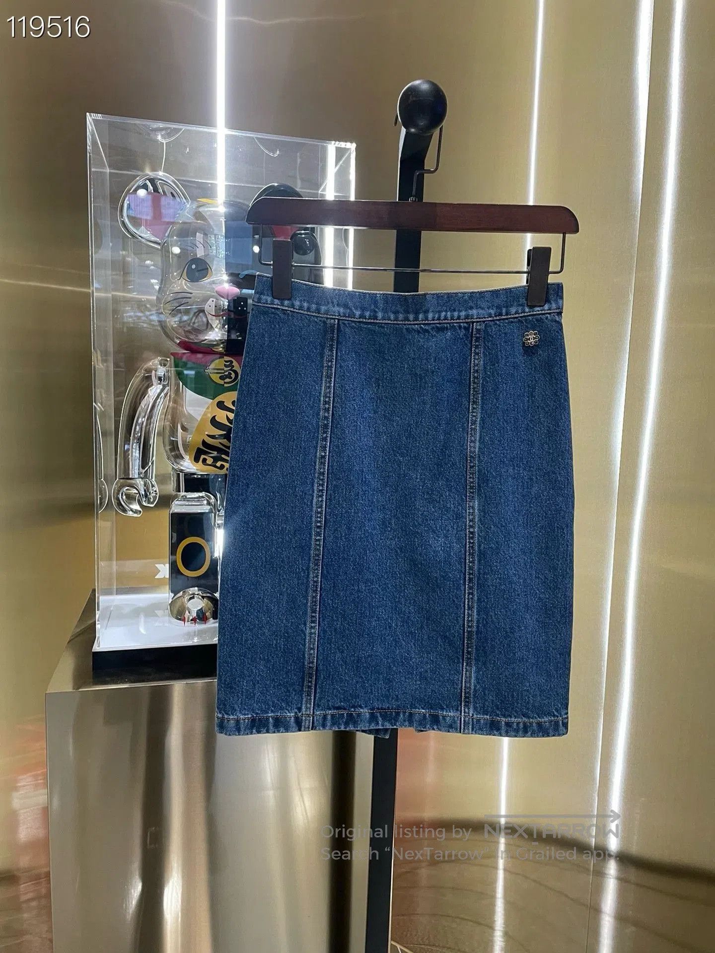 Chanel Chanel 22K Denim Skirt Size 36. Size 35" - 2 Thumbnail
