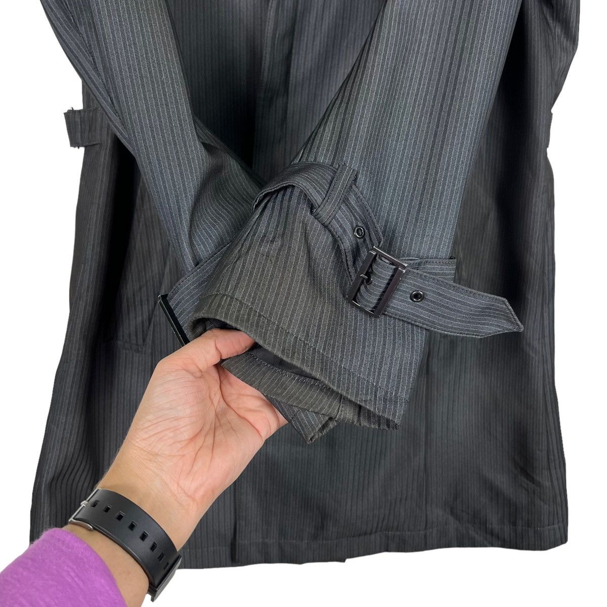 Japanese Brand 🔥 YOHJI YAMAMOTO INSPIRED MAJI MASATOMO HIKORY KHAKI COAT Size US M / EU 48-50 / 2 - 13 Thumbnail