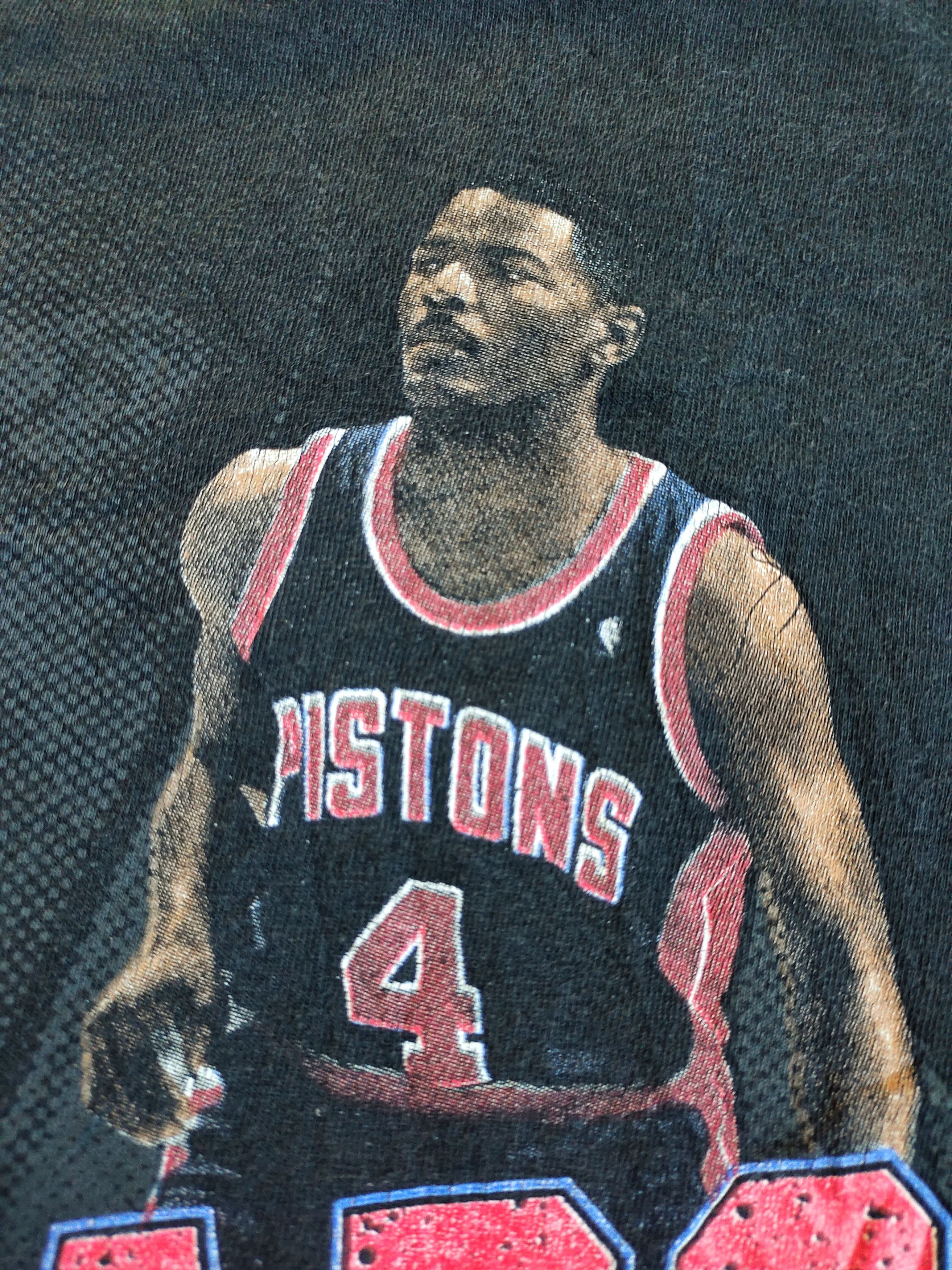 Salem Sportswear × Vintage Vintage Joe Dumars Player Detroit Pistons 90s T-shirt Size US XL / EU 56 / 4 - 5 Thumbnail