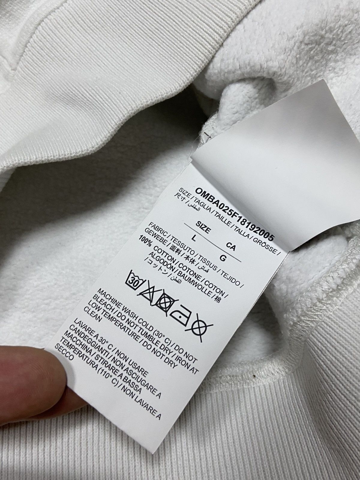 Off-White Off-White diagonal Gradient Arrows Sweatshirt Size US L / EU 52-54 / 3 - 7 Thumbnail