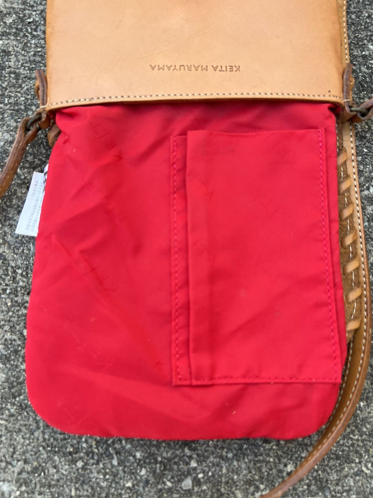 KEITAMARUYAMA Vintage Keita Maruyama Patina Leather Mini Sling Bag Size ONE SIZE - 19 Thumbnail