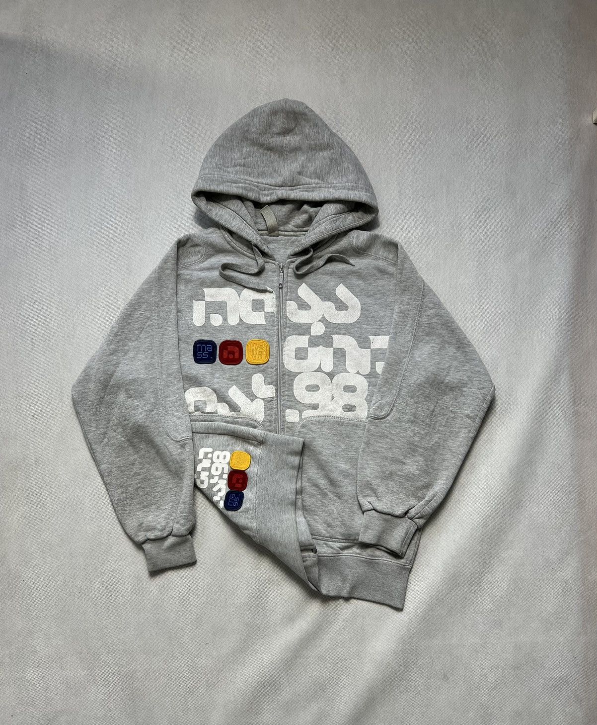 Vintage Baggy Hoodie Mass Denim Vintage 90’s Hip Hop Rap Size US M / EU 48-50 / 2 - 1 Thumbnail