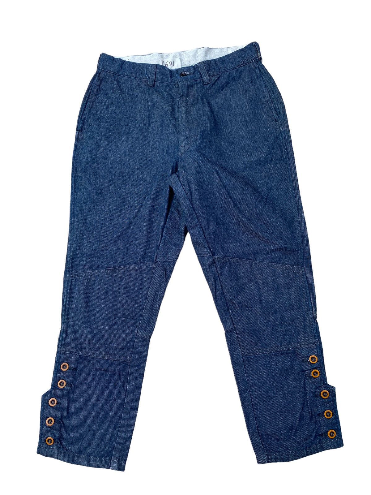 45rpm 45rpm Bakkurii Hem Button Cropped Pants Size US 29 - 1 Thumbnail