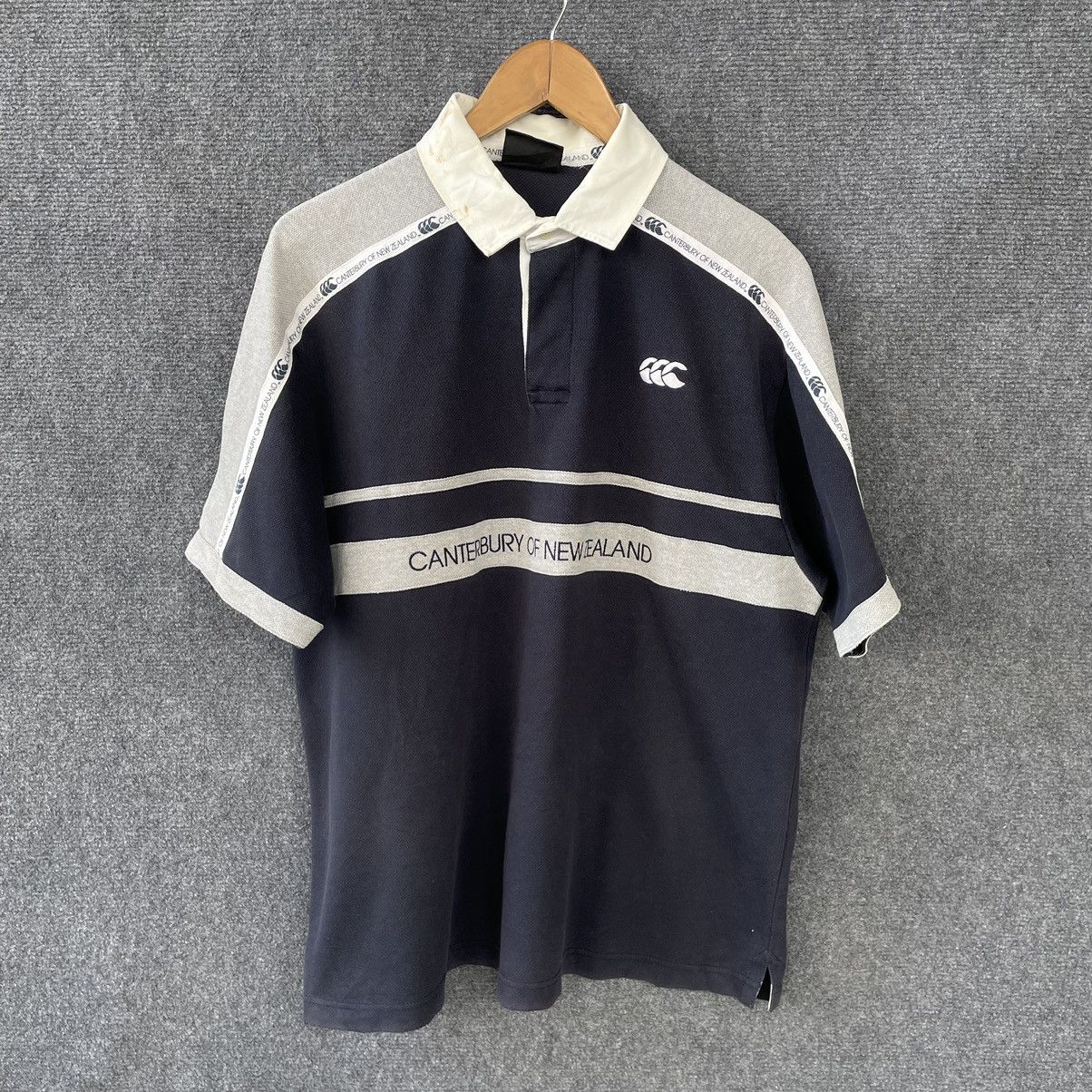 Canterbury of New Zealand × Vintage 1990s Canterbury of New Zealand Rugby Shirt Size US XL / EU 56 / 4 - 1 Thumbnail