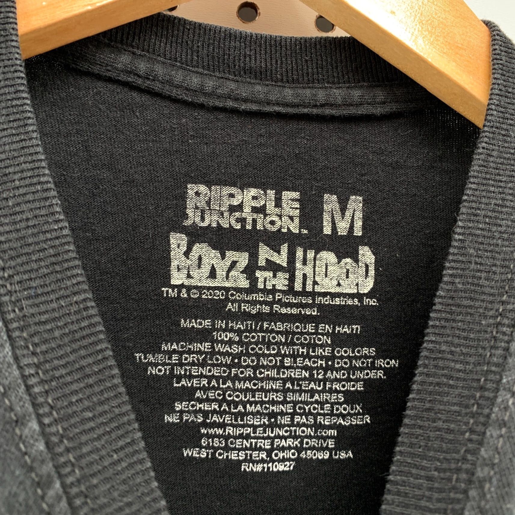 Ripple Junction VINTAGE Ripple Junction Boys N The Hood Adult Black Short Sleeve T-Shirt Movie Graphic Size Medium Mens Size US S / EU 44-46 / 1 - 6 Thumbnail