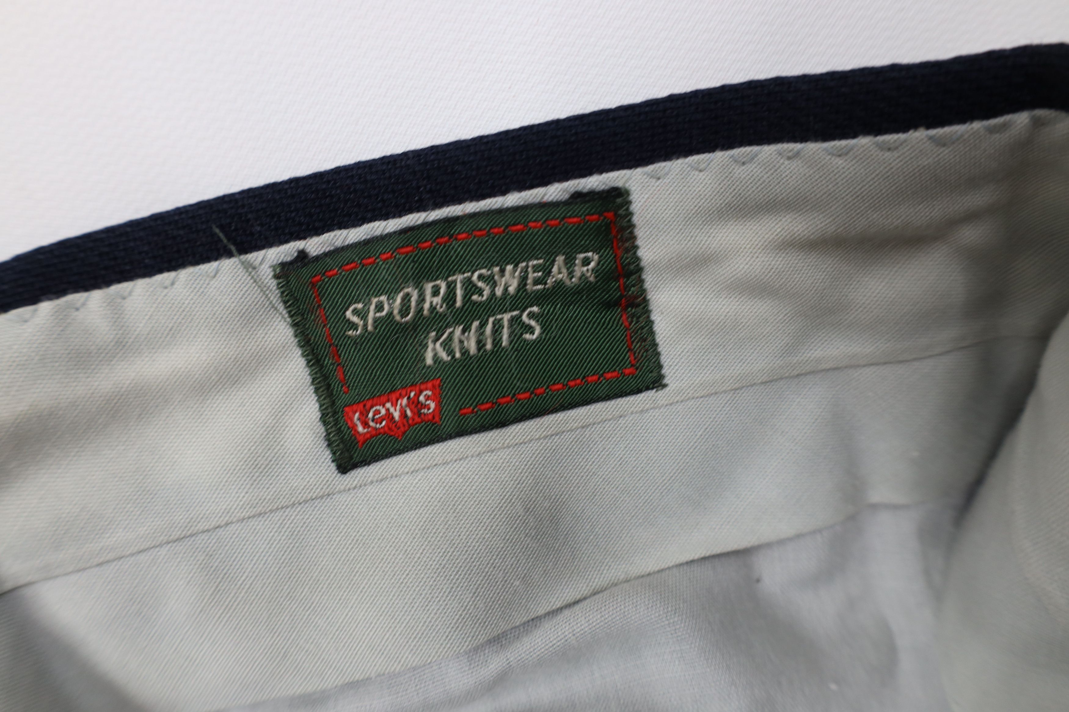 Levi's Vintage 70s Levis Wide Leg Bell Bottoms Chino Pants Blue USA Size US 32 / EU 48 - 11 Thumbnail