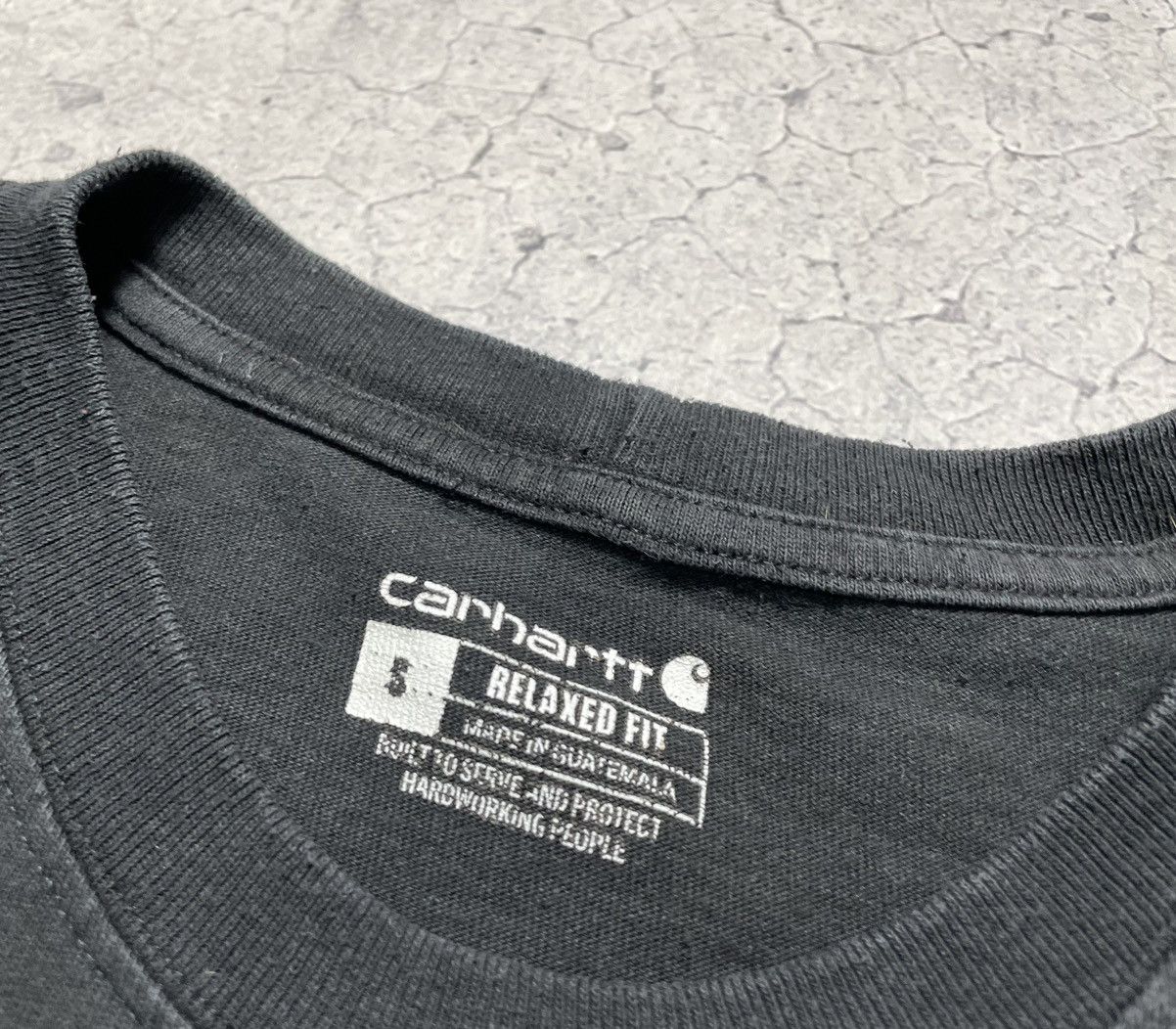 Carhartt × Carhartt Wip × Vintage Vintage Carhartt Pocket Relaxed Fit Tee Size US S / EU 44-46 / 1 - 8 Thumbnail