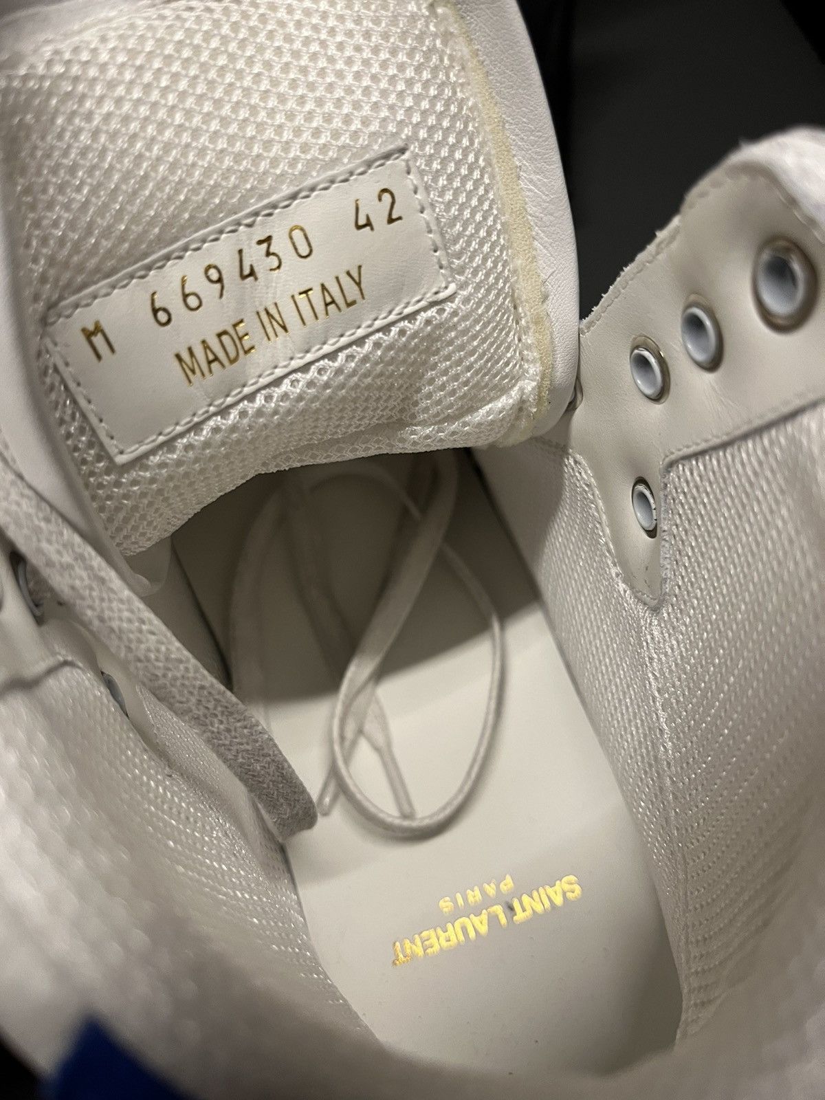 Saint Laurent Paris Super Runway Brand New Saint Laurent High Top Sneaker Size US 9 / EU 42 - 5 Thumbnail