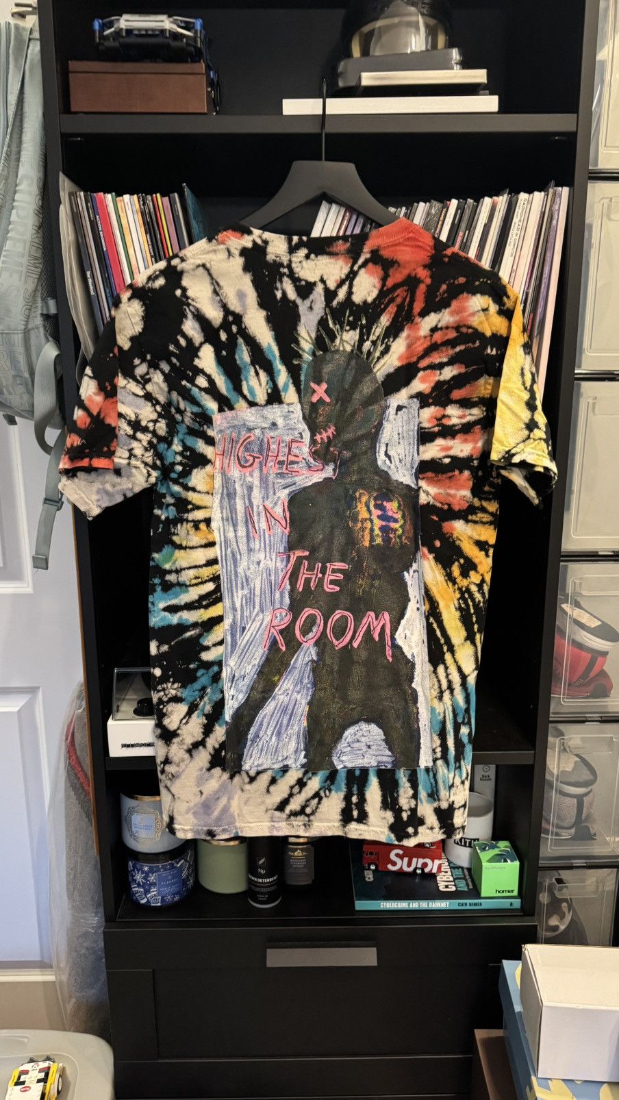 Travis Scott Highest In The Room Tie Dye Tee Size US M / EU 48-50 / 2 - 2 Thumbnail