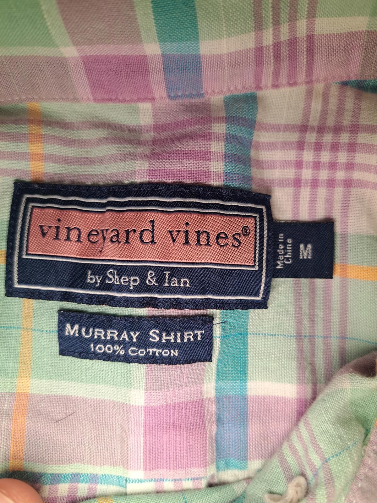 Vineyard Vines Vineyard Vines Button Up Shirt Mens Medium Multicolor Plaid Size US M / EU 48-50 / 2 - 2 Thumbnail