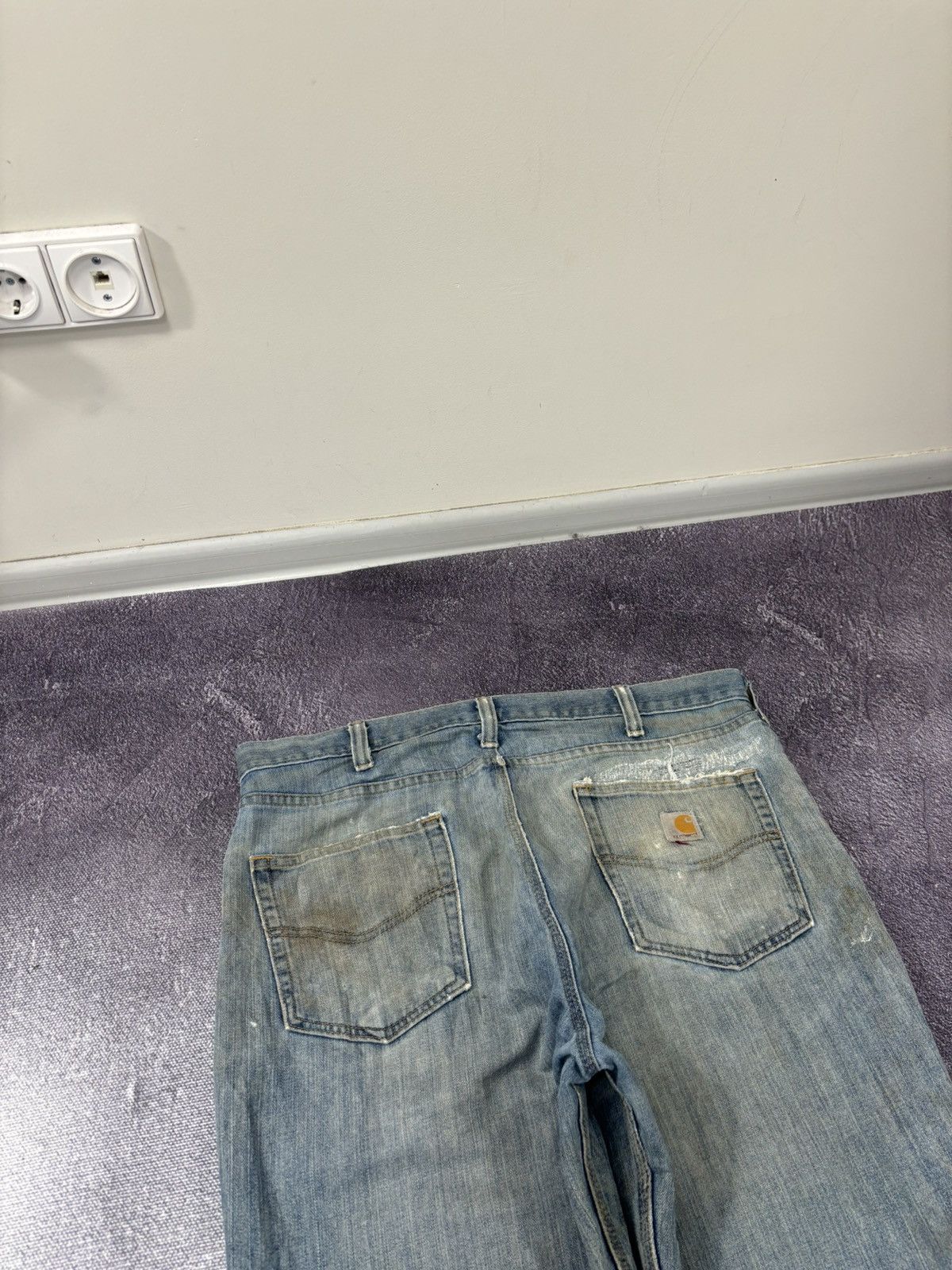 Carhartt Vintage Carhartt Workwear Y2K Faded Hype Denim Baggy Jeans Size US 38 / EU 54 - 6 Thumbnail