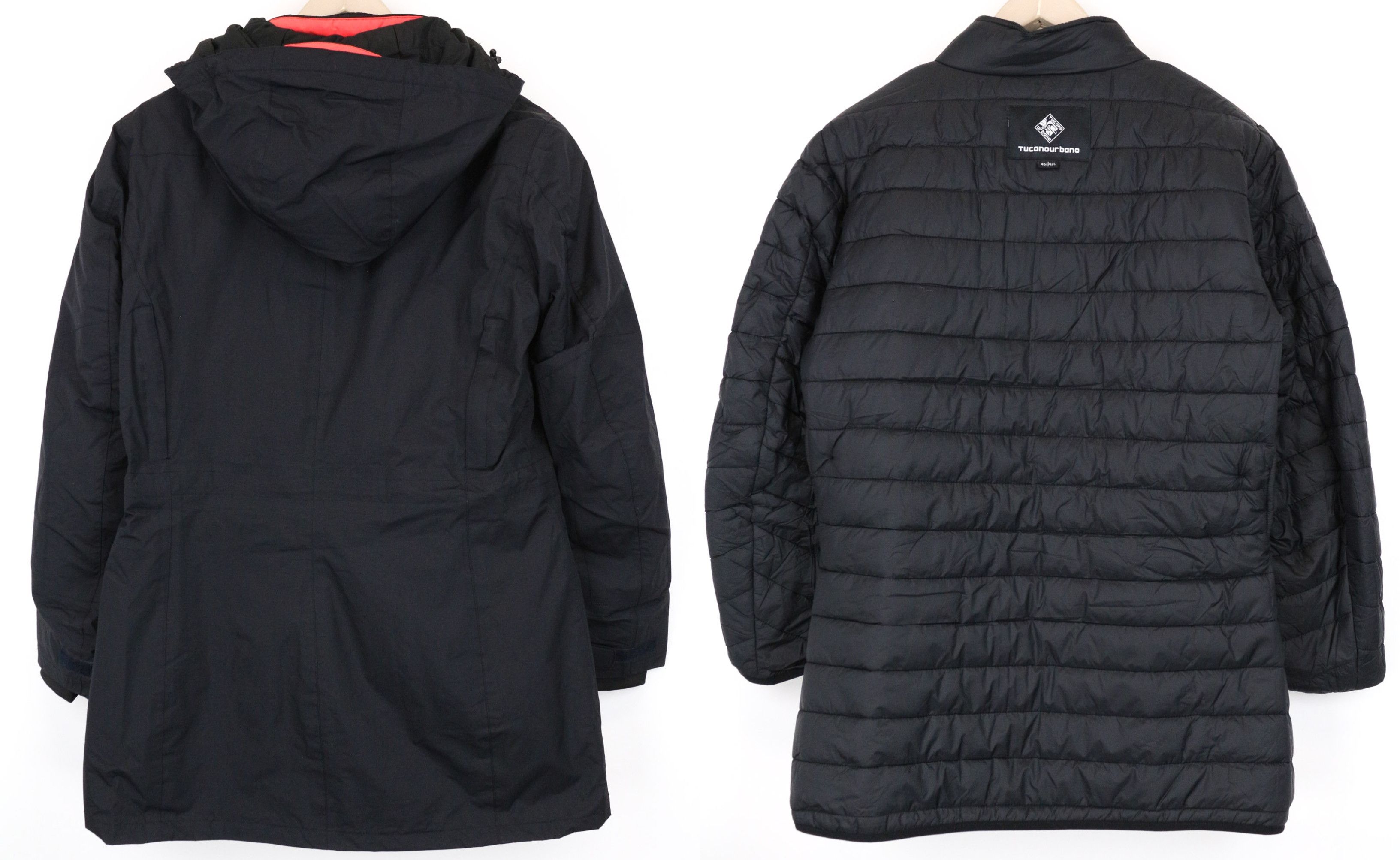 Other HIDE PARK EU42 Black Padded Moto Jacket 74940 Size XL / US 12-14 / IT 48-50 - 2 Thumbnail