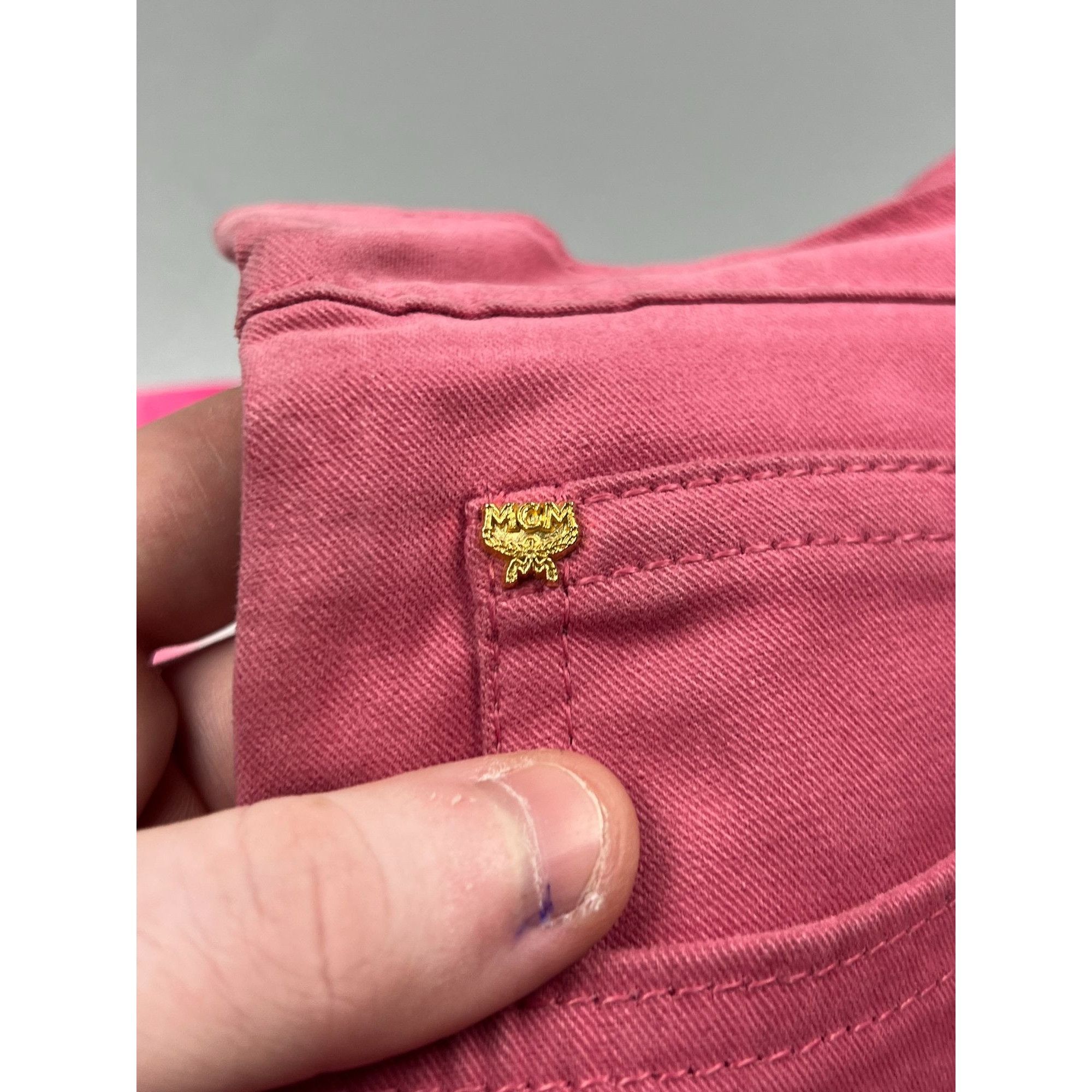 MCM MCM Pink Denim Jeans Pants (Y0838) Size 29" - 3 Thumbnail