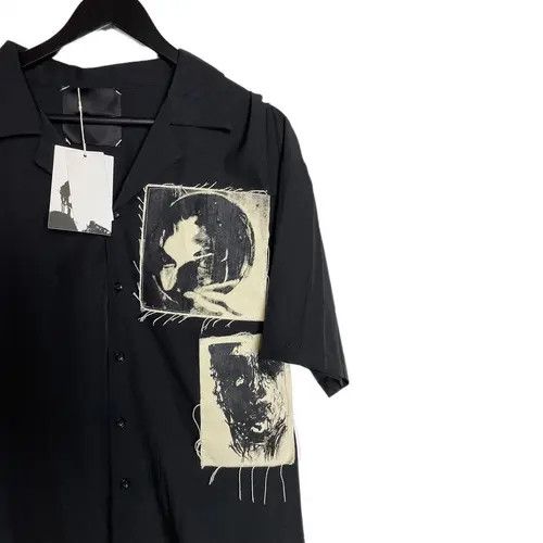 Japanese Brand Y2K Women Patch Short Sleeve Shirt Size US M / EU 48-50 / 2 - 4 Thumbnail
