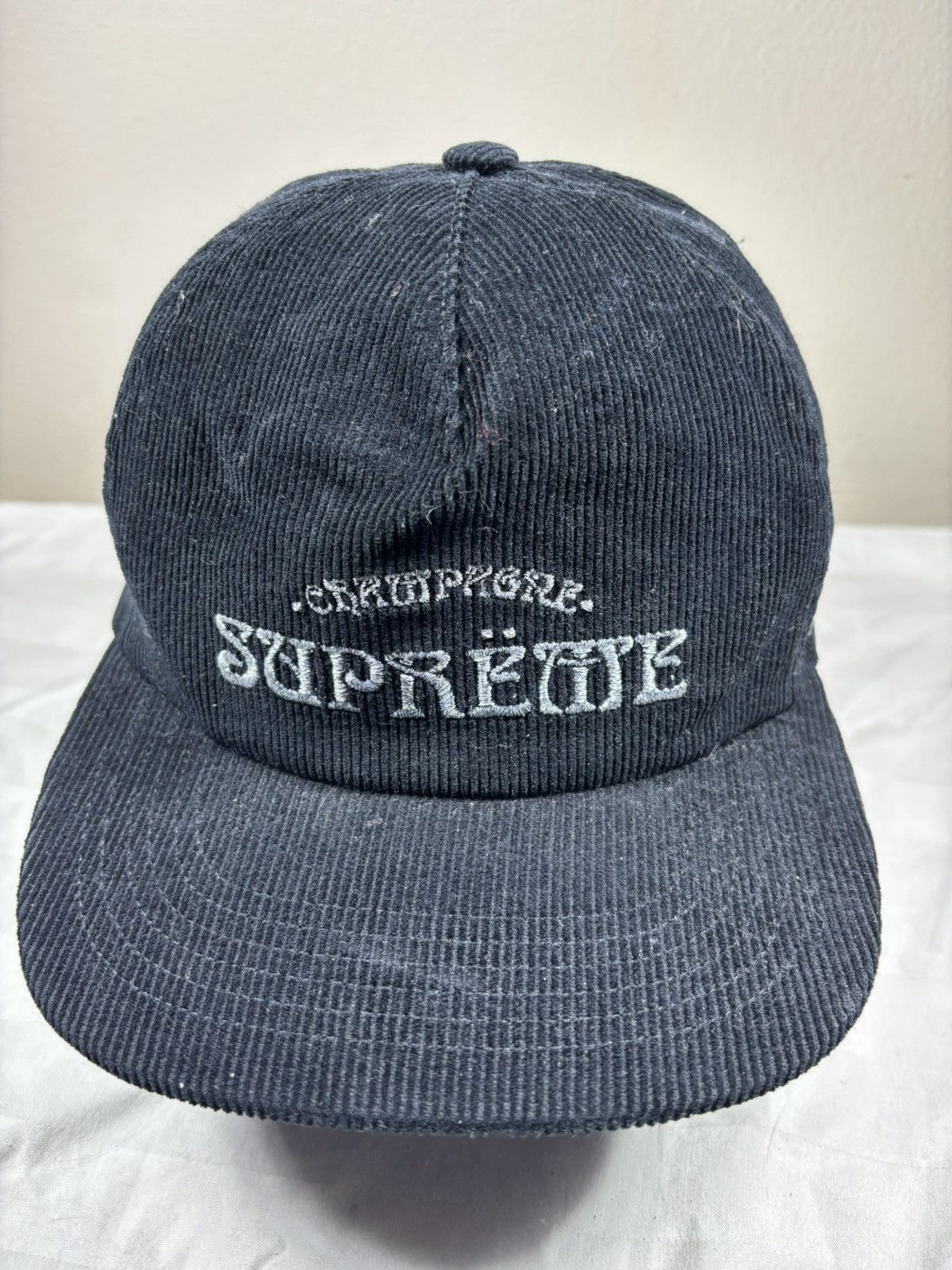 supreme Champagne Corduroy 5-Panel Black Supreme Supreme Champagne