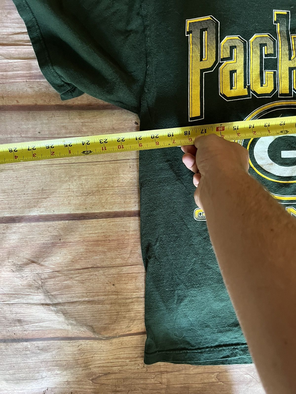 Logo 7 × Vintage Vintage Green Bay Packers Shirt Size US L / EU 52-54 / 3 - 7 Thumbnail