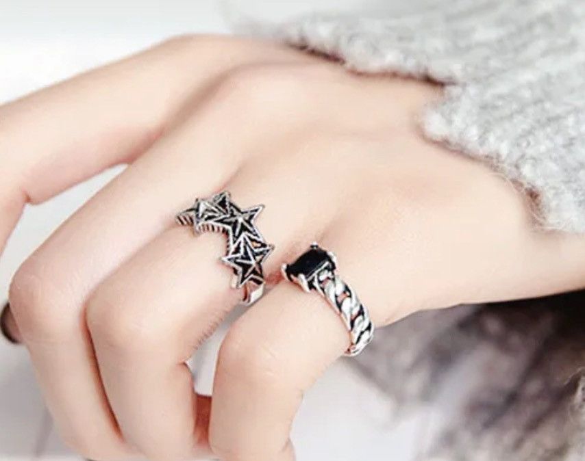 Other 3 Stars Adjustable Ring Size ONE SIZE - 4 Thumbnail