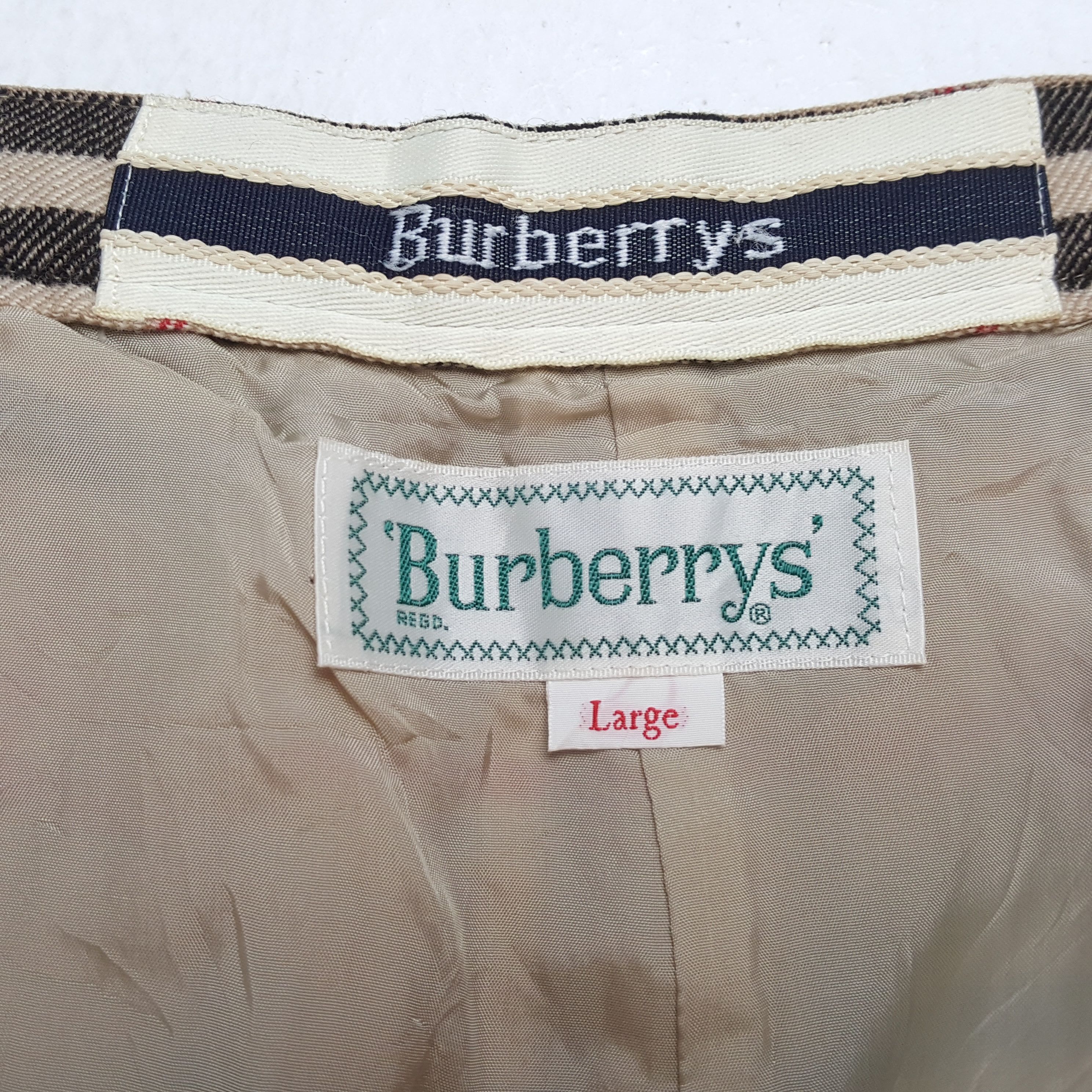 Burberry × Vintage BURBERRYS Luxury Brand Nova Check Style Pants Size 27" / US 4 / IT 40 - 11 Thumbnail