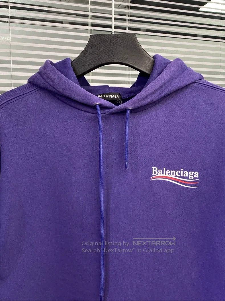 Balenciaga Balenciaga Hooded sweatshirt with Coca-Cola wave print log Size US L / EU 52-54 / 3 - 3 Thumbnail