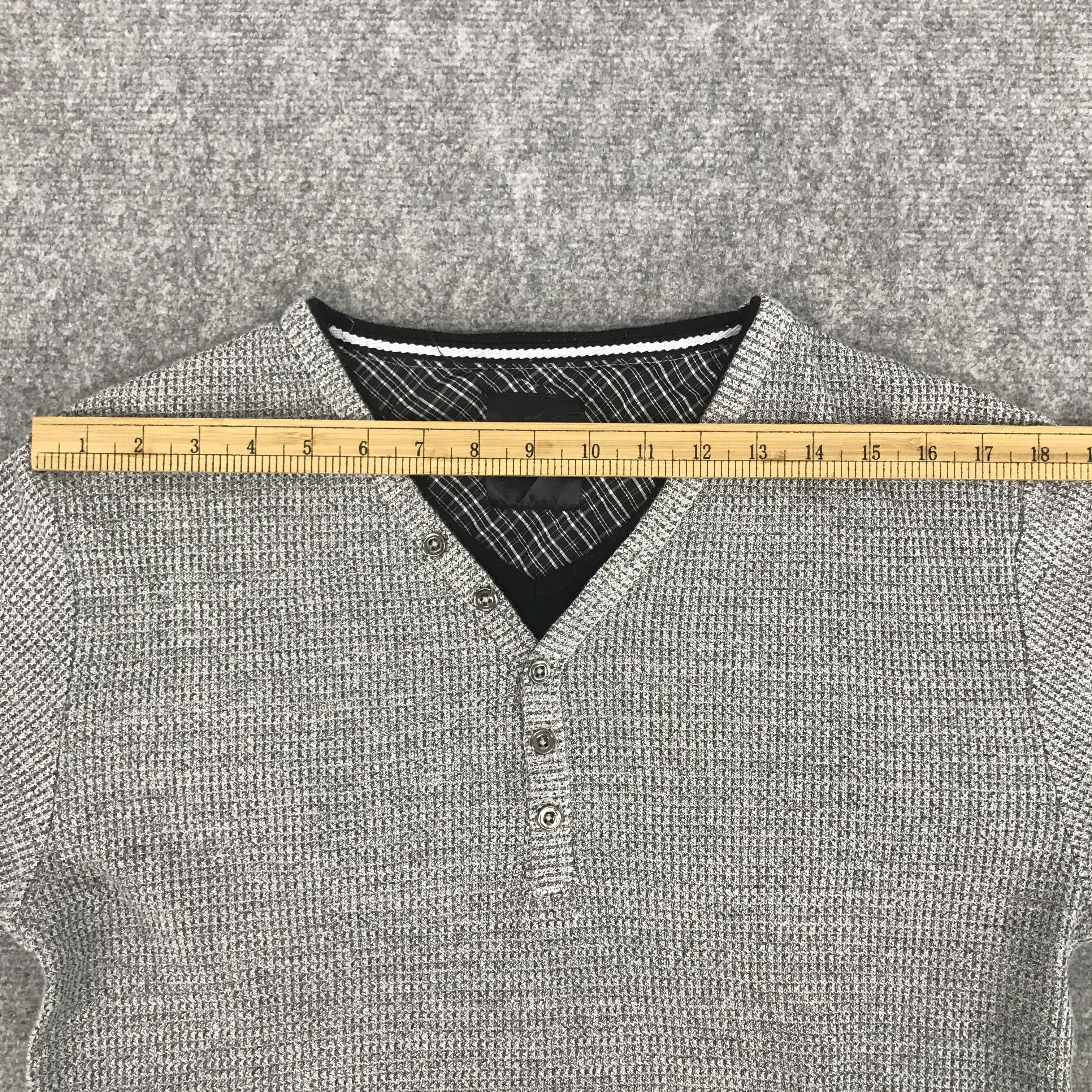 If Six Was Nine × Japanese Brand double collar japanese brand long sleeve punk style shirt Size US L / EU 52-54 / 3 - 5 Thumbnail