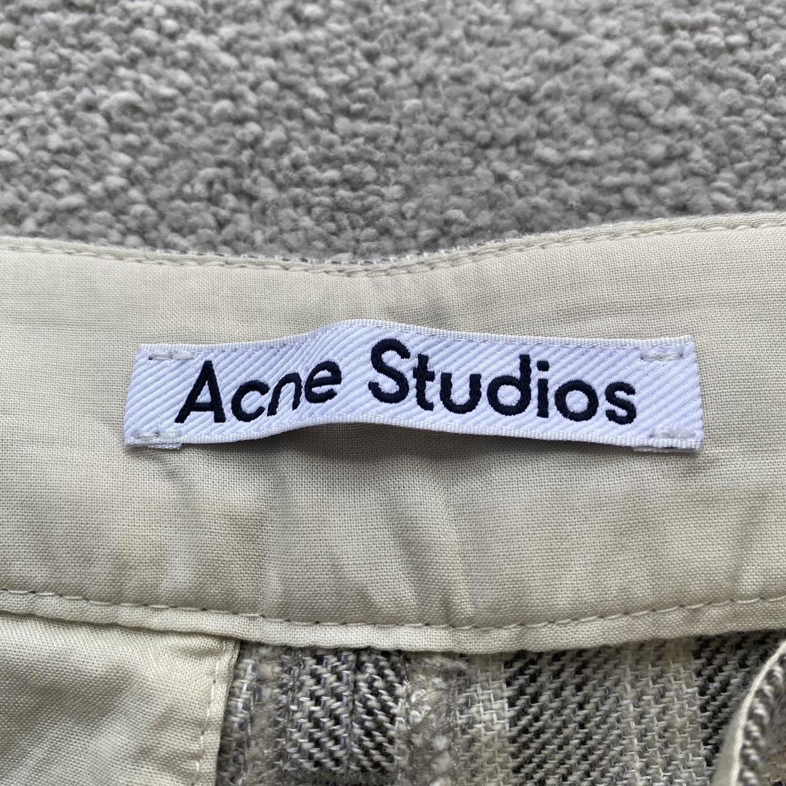 Acne Studios Acne Studios Womens Striped Wool Flared Trousers Size 25" / US 0 / IT 36 - 6 Thumbnail