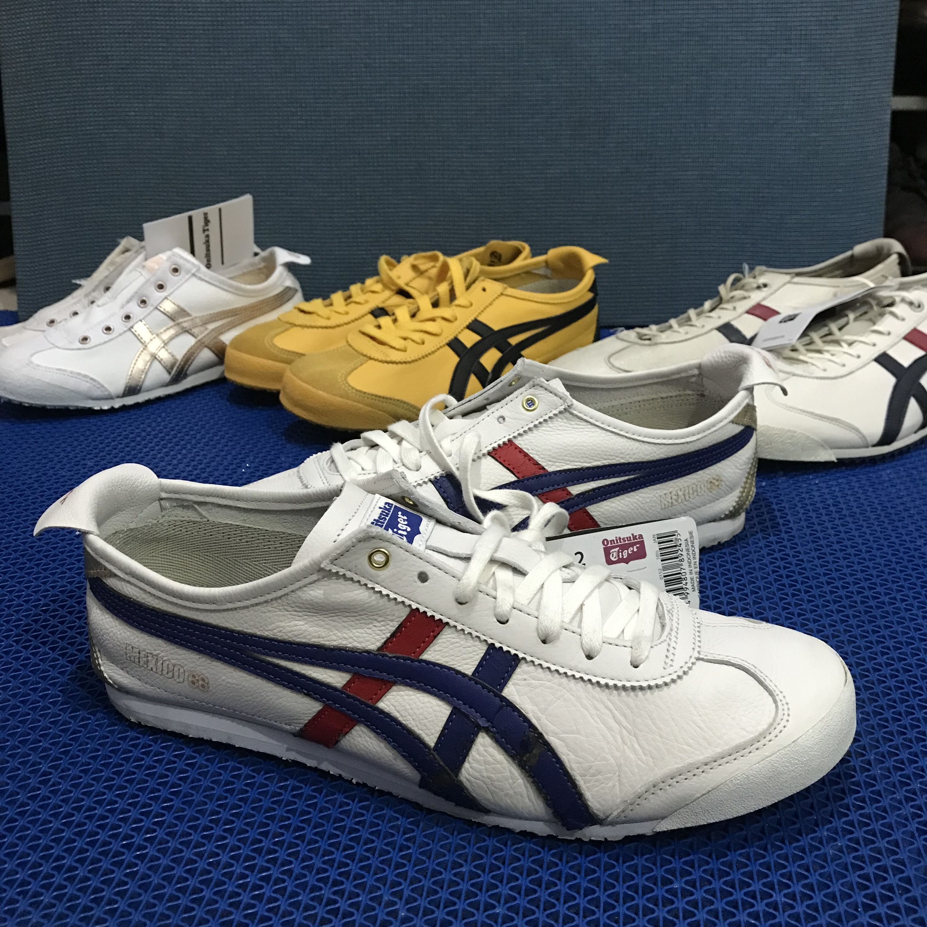 Onitsuka Tiger Mexico 66 'White Dark Blue Gold D507L