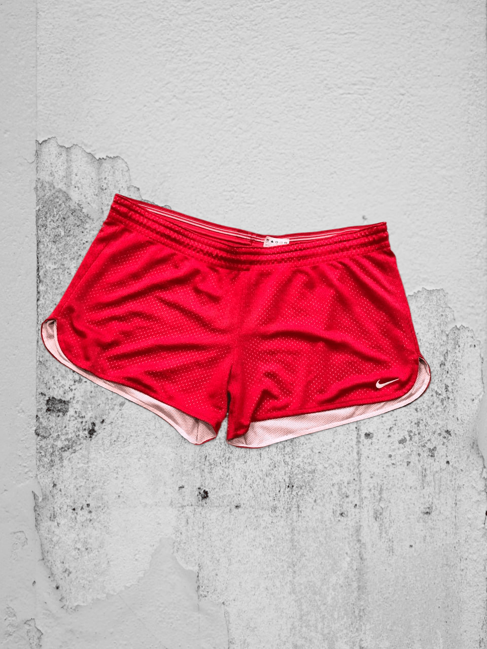 Nike Vintage shorts Nike logo crazy Y2K red streetwear Size US 32 / EU 48 - 1 Thumbnail