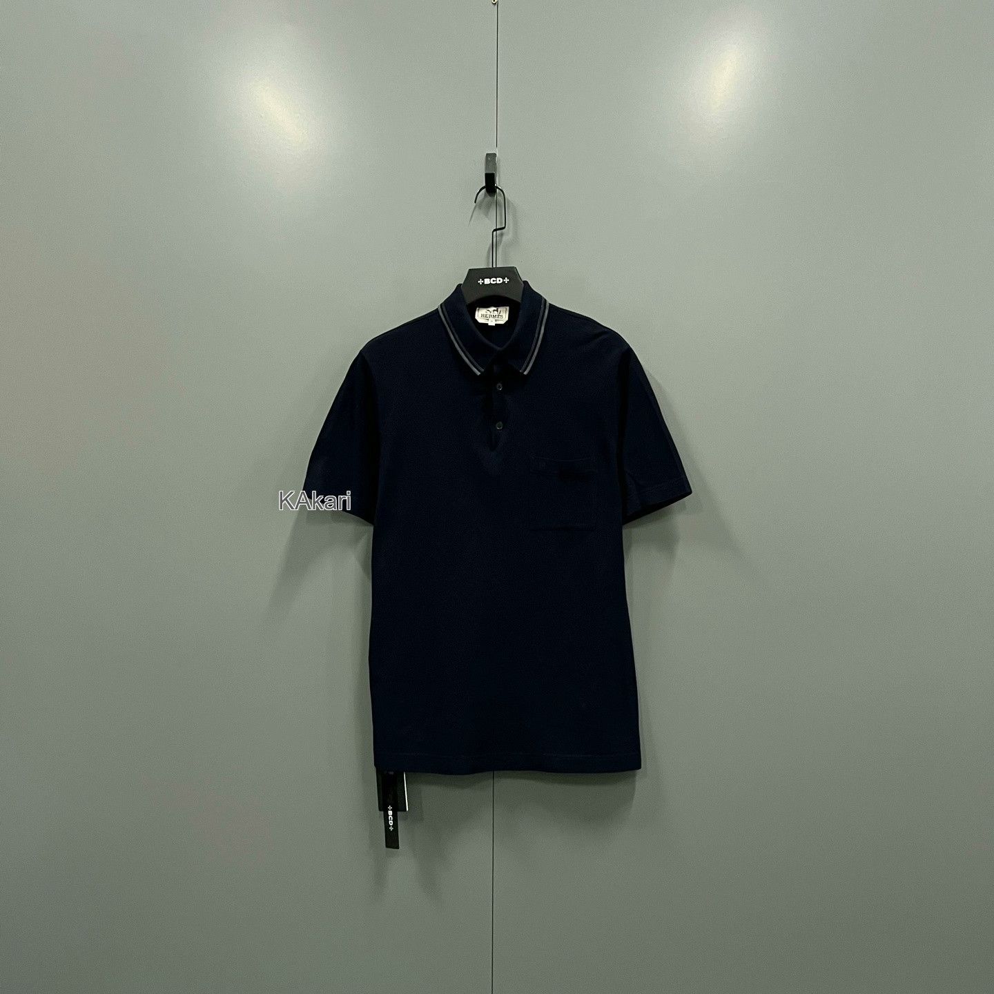 Hermes Hermès Collar Stripe Polo Shirt Size US M / EU 48-50 / 2 - 1 Thumbnail