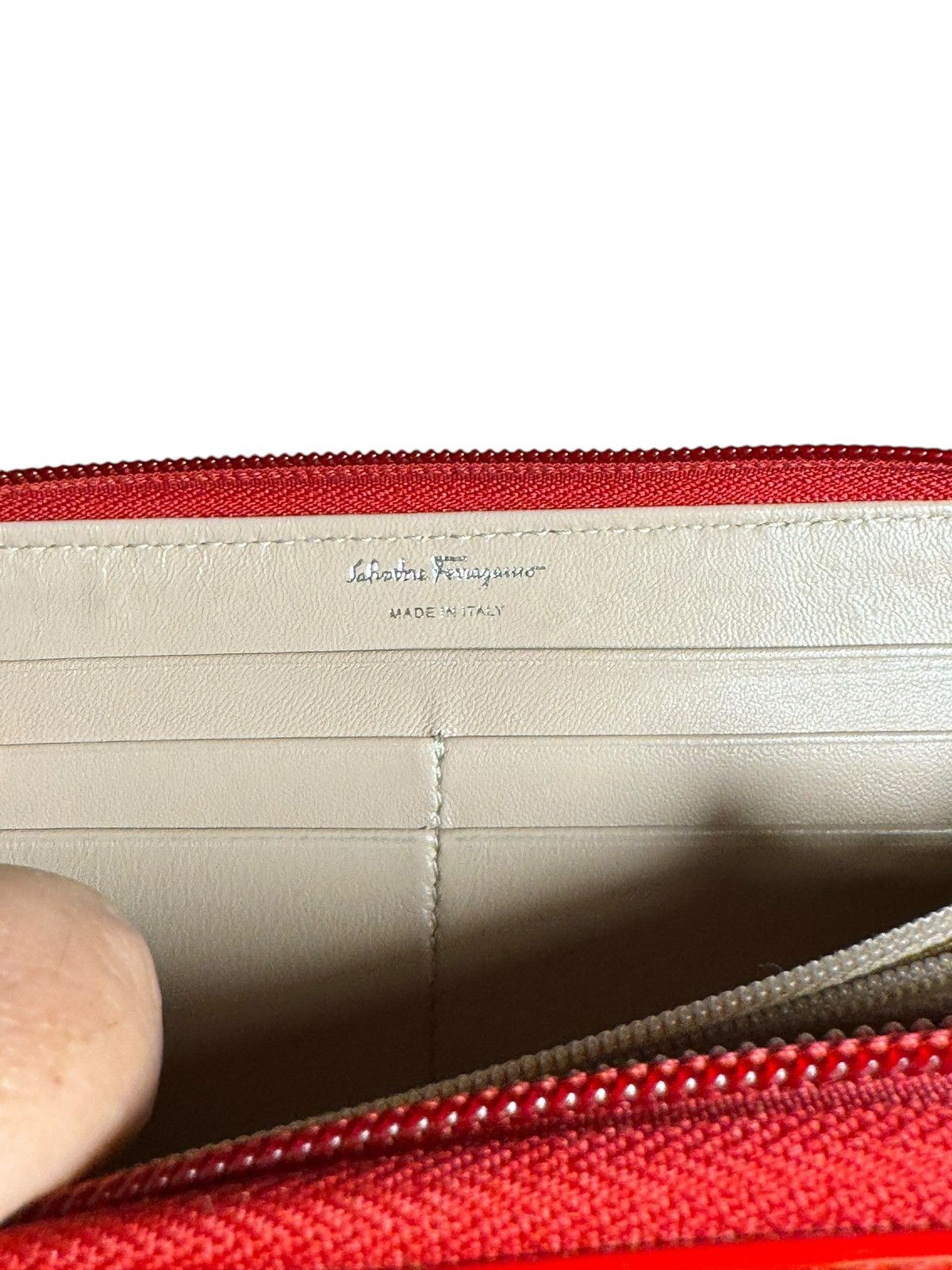 Salvatore Ferragamo Salvatore Ferragamo Ginny Red with Bow new condition Size ONE SIZE - 9 Thumbnail