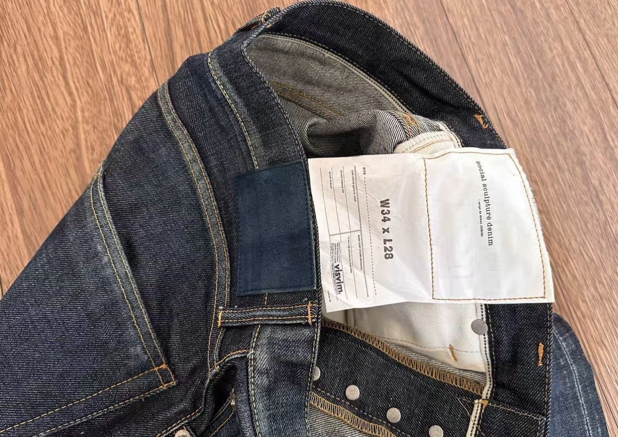 Visvim VISVIM SOCIAL SCULPTURE NON-WASHEDSPOT Splattered Wash Jeans Size US 34 / EU 50 - 4 Thumbnail