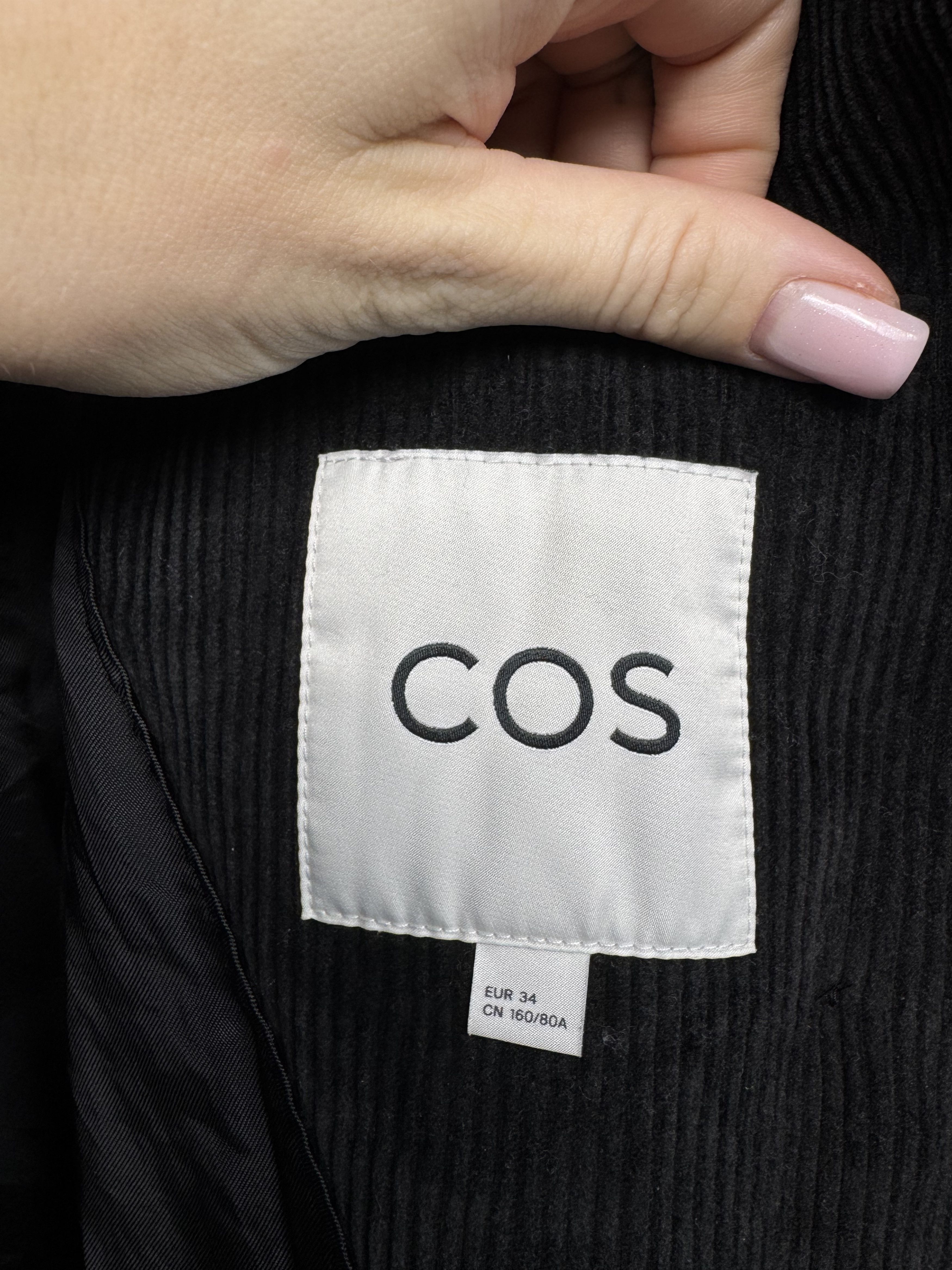 Cos Cos Womens Corduroy Blazer Jacket Size XS / US 0-2 / IT 36-38 - 3 Thumbnail