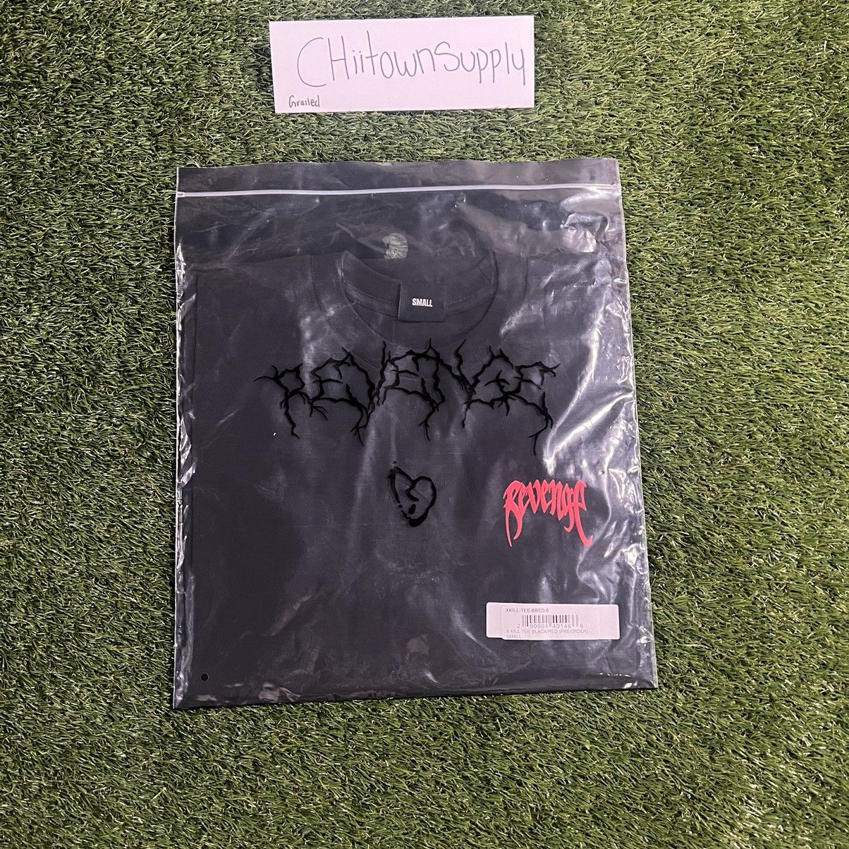 Revenge Revenge X Kill Tee Tee Black/Red Size Medium Size US M / EU 48-50 / 2 - 6 Thumbnail