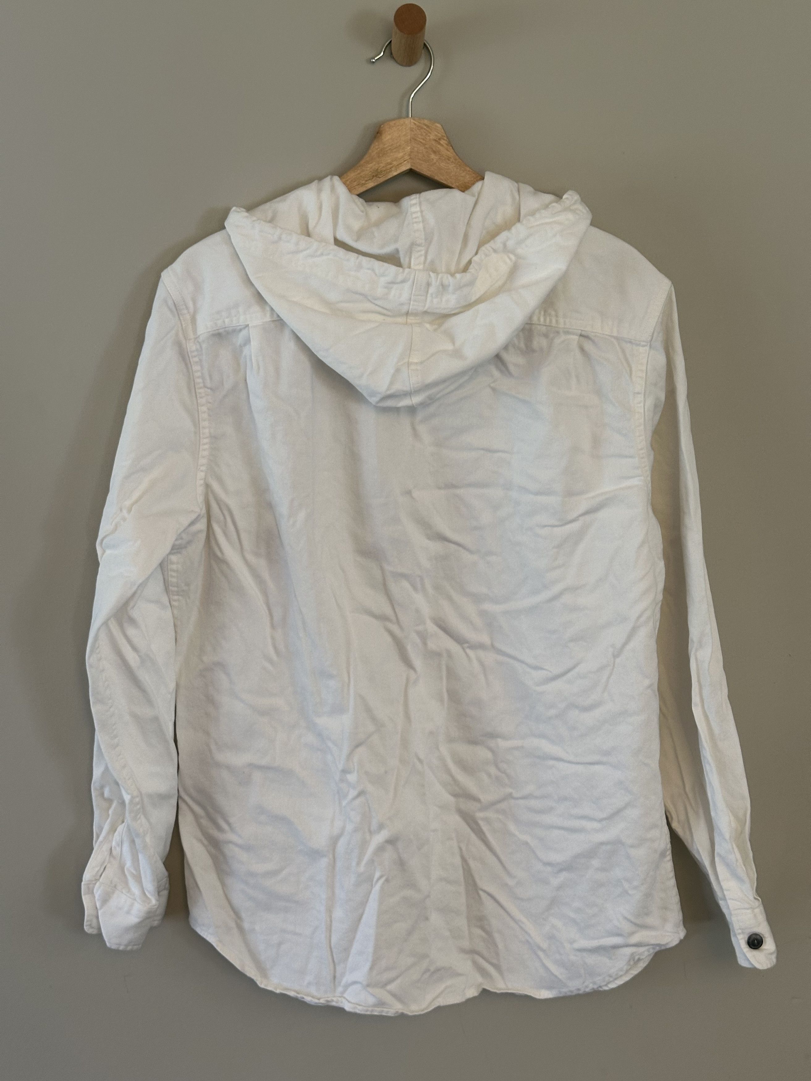 Supreme Supreme Hooded Shirt White SS17 Size US L / EU 52-54 / 3 - 2 Thumbnail