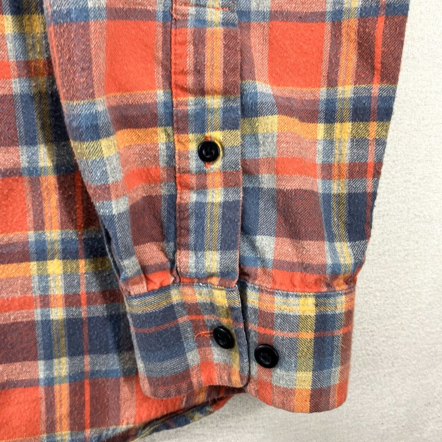 Vintage L.L.Bean Button-Up Shirt Men’s XL Orange Plaid Flannel Long Sleeve Casual Size US XL / EU 56 / 4 - 7 Thumbnail