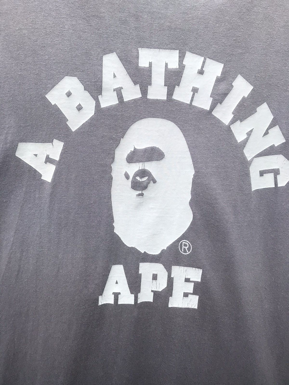 Bape Vintage Bape Gradient College Tee Size US M / EU 48-50 / 2 - 5 Thumbnail