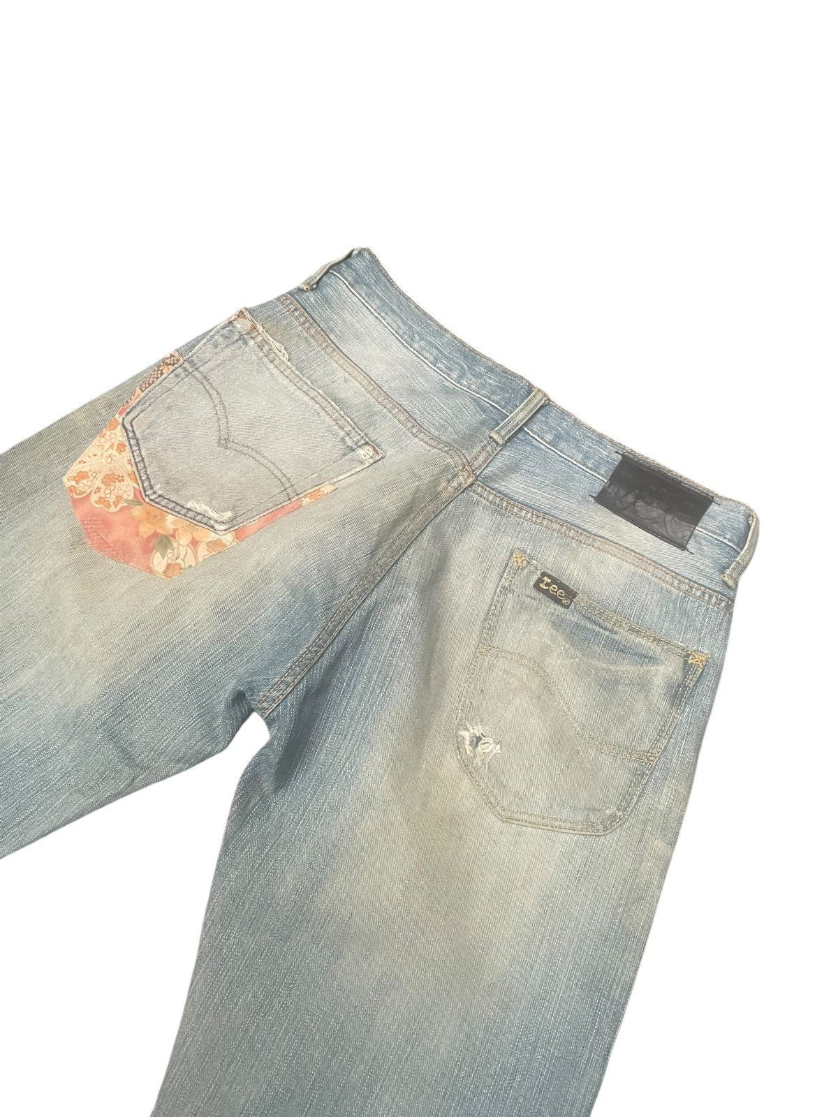 Lee × Vintage Vintage Lee Riders Faded Distresed Denim Size US 32 / EU 48 - 10 Thumbnail