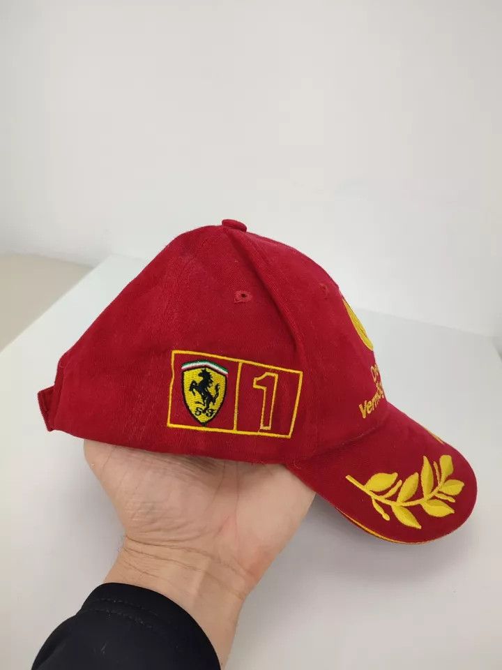 Ferrari Champion Michael Schumacher Ferrari Formula 1 Racing Cap Size ONE SIZE - 12 Thumbnail
