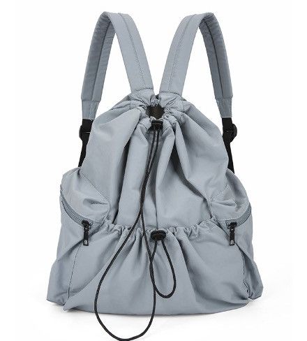 Japanese Brand Huskycat Korean drawstring harajuku backpack Size ONE SIZE - 5 Thumbnail