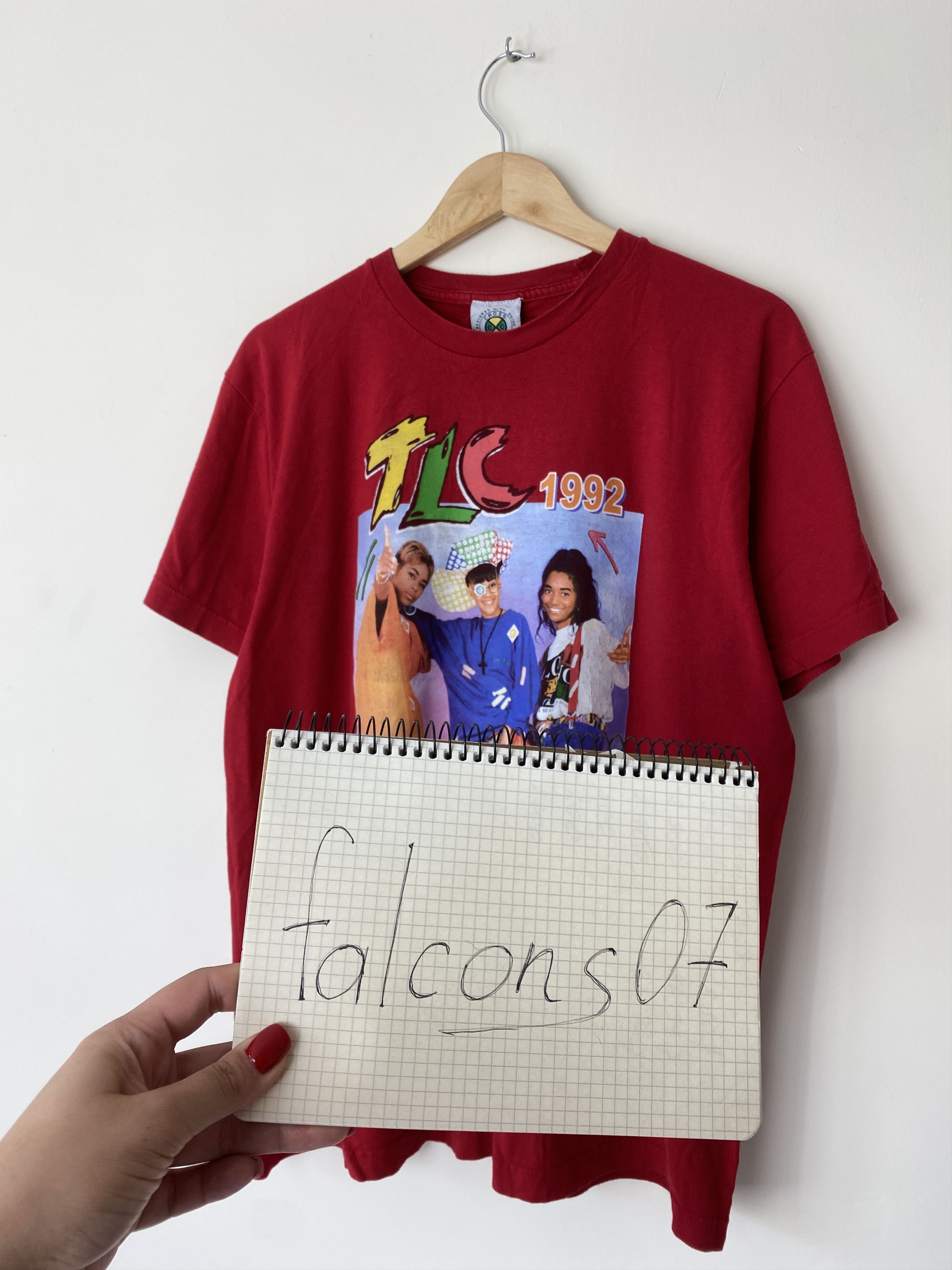 Vintage Vintage Cross Colours TLC 1992 XXX Rap T-Shirt | Grailed