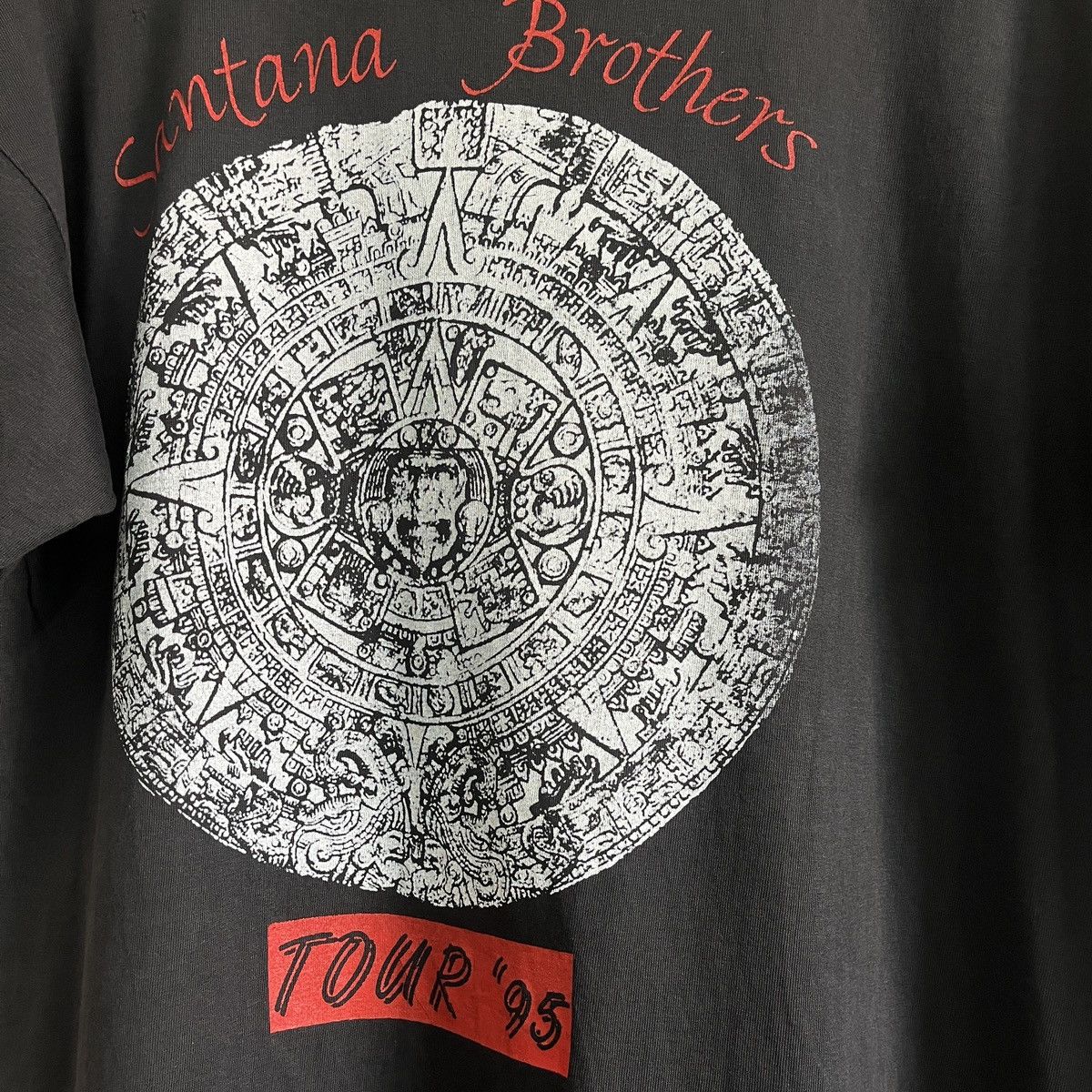 Band Tees × Vintage Rock Santana Brothers In Concert Tour 95 TShirt Size US L / EU 52-54 / 3 - 10 Thumbnail