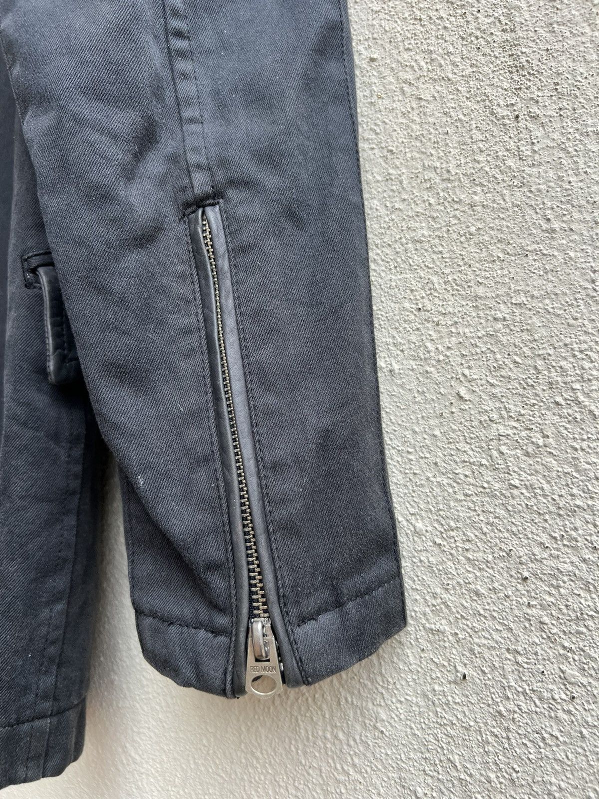 Redmoon Red Moon Japan Hybrid Leather Waxed Coat Jacket Size US S / EU 44-46 / 1 - 18 Thumbnail