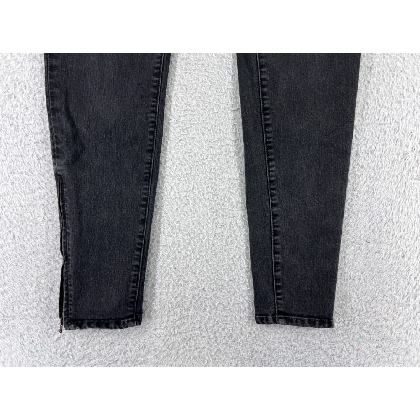 Vintage VINTAGE Black Lucky Brand Skinny Jeans Womens Size 4 Low Rise Ankle Zip Cotton Blend 90s Designer Size 27" / US 4 / IT 40 - 4 Thumbnail