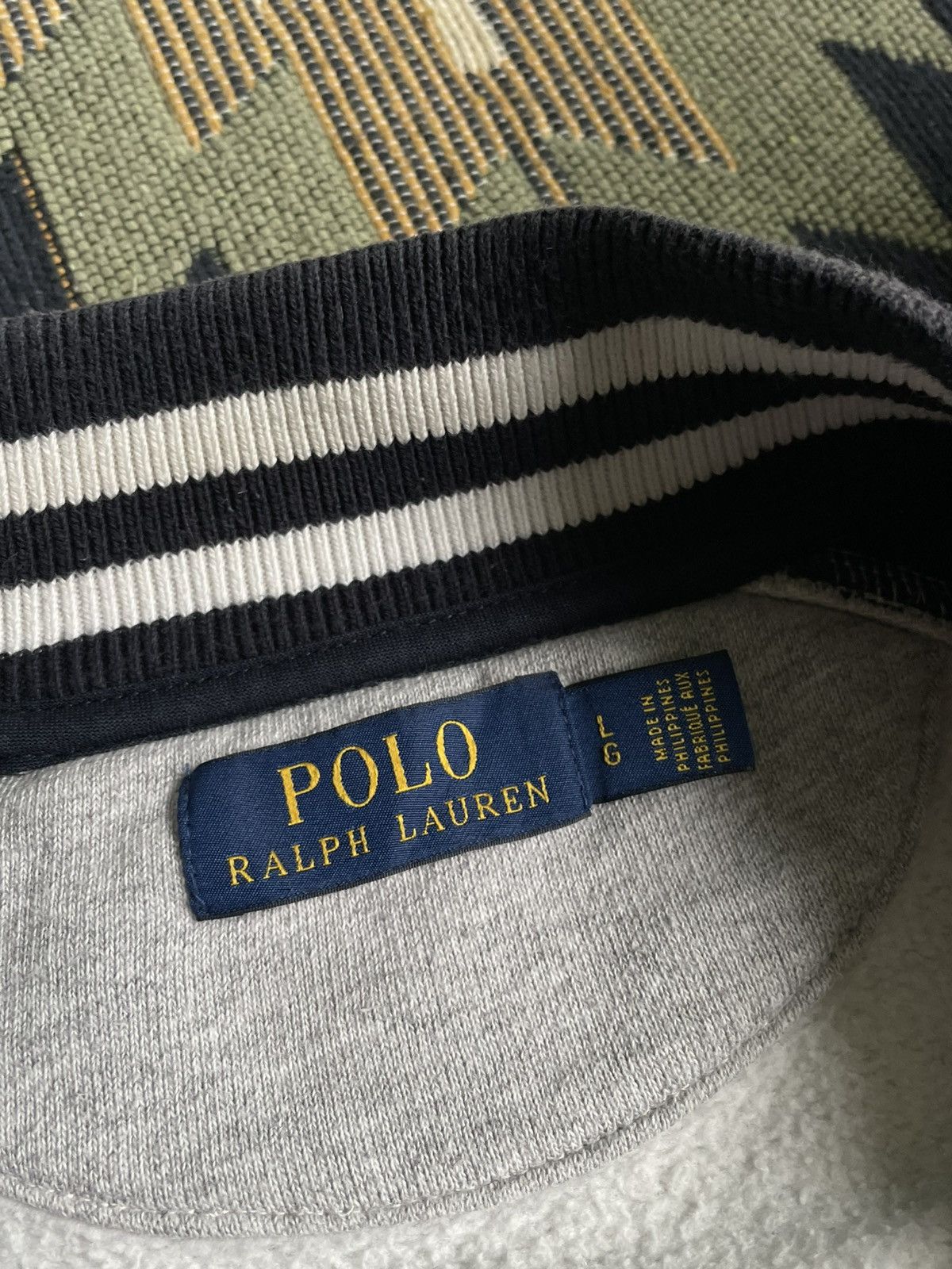 Vintage Vintage Polo Ralph Lauren Sript Y2K Varsity Bomber Jacket Size US L / EU 52-54 / 3 - 12 Thumbnail