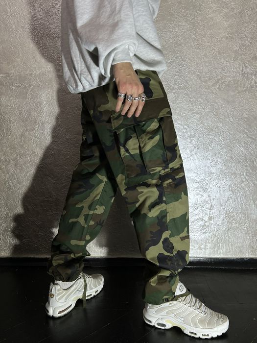 Vintage Crazy Camo 🔥 NATO cargo combat pants VTG 2000s baggy Y2K | Grailed