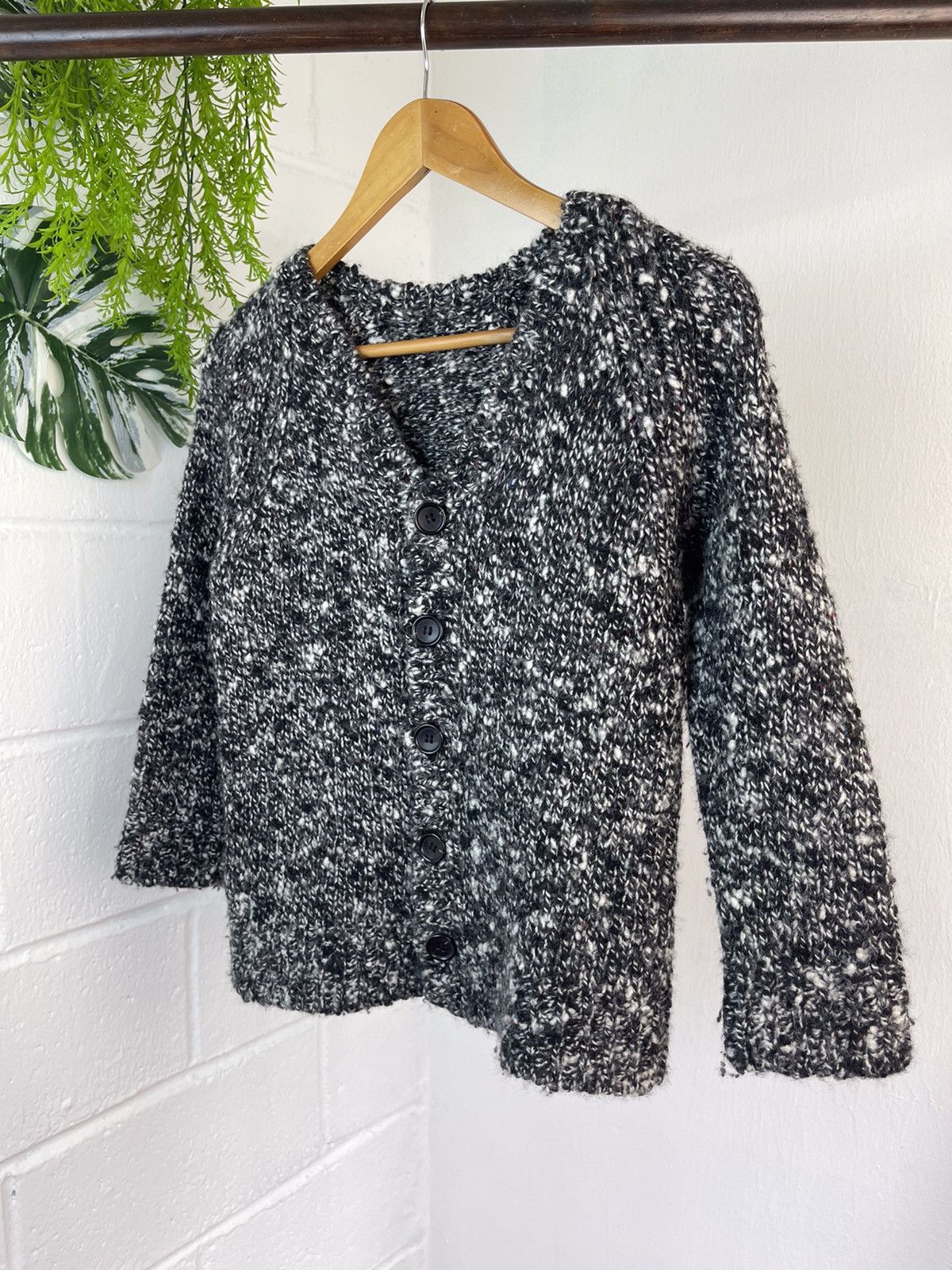 AD2005 Junya Watanabe Comme Des Garçons Wool Button Cardigan
