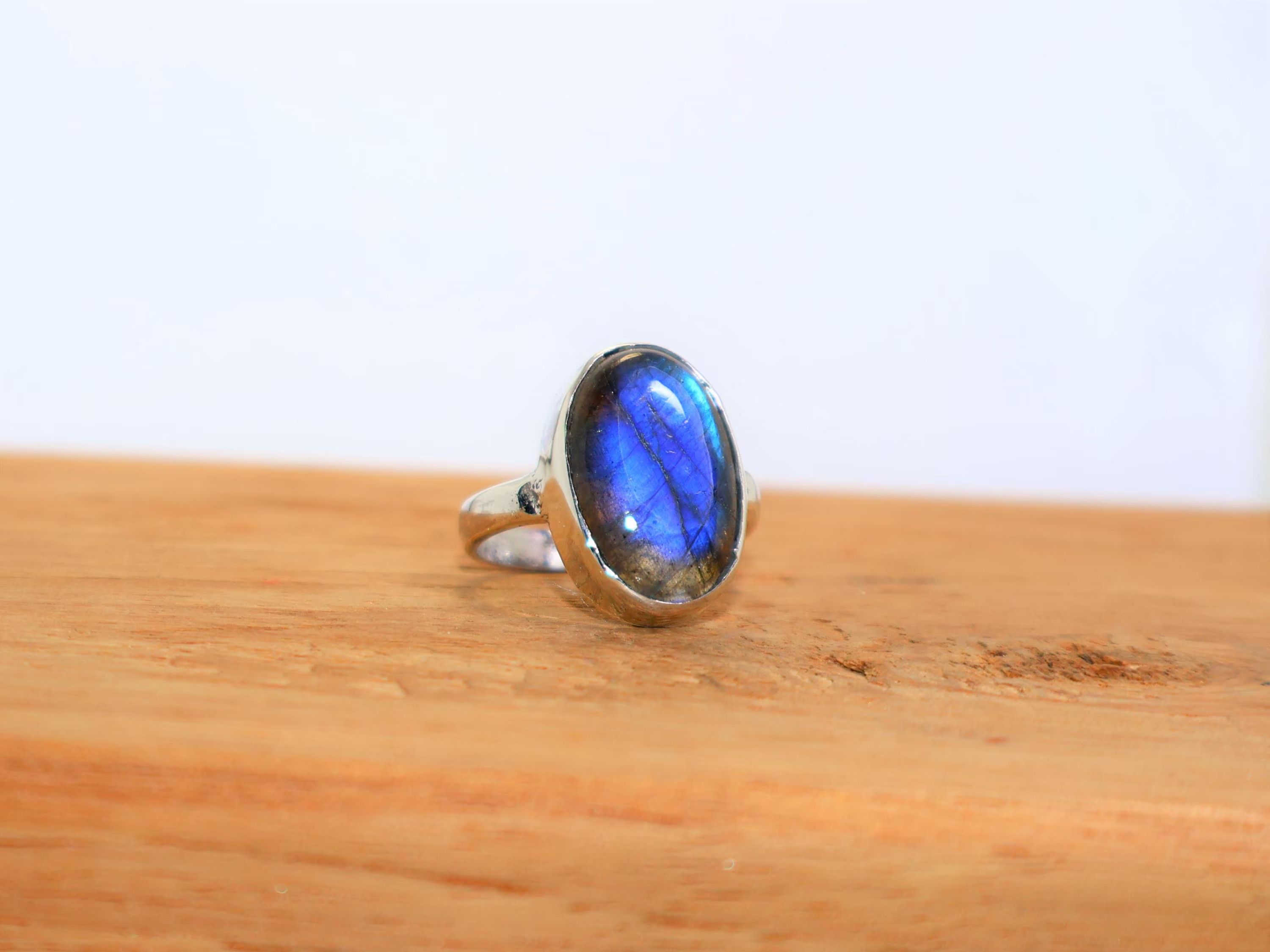 Handmade Labradorite Ring, 925 Sterling Silver Handmade Women Jewelry Size ONE SIZE - 2 Thumbnail